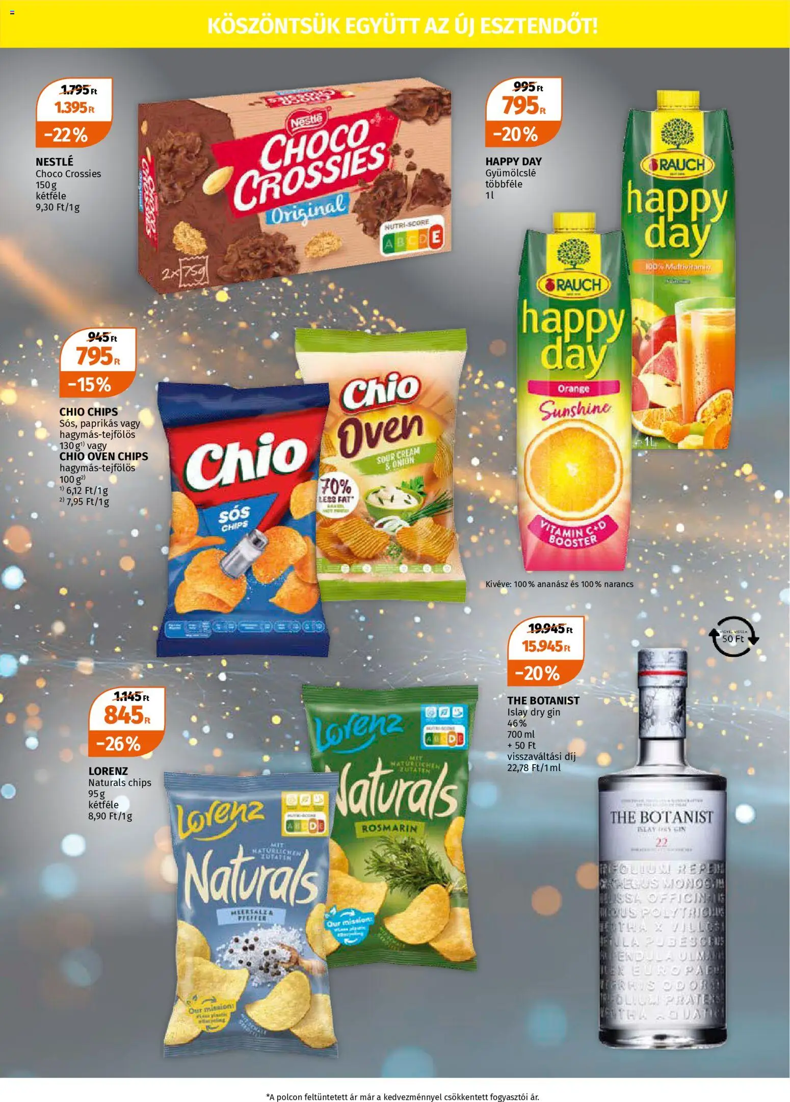 Müller akciós ujság - amely érvényes a következő dátumtól: 15.12.2025 | Oldal: 2 | Termékek: Gyümölcslé, Narancs, Ananász, Gin