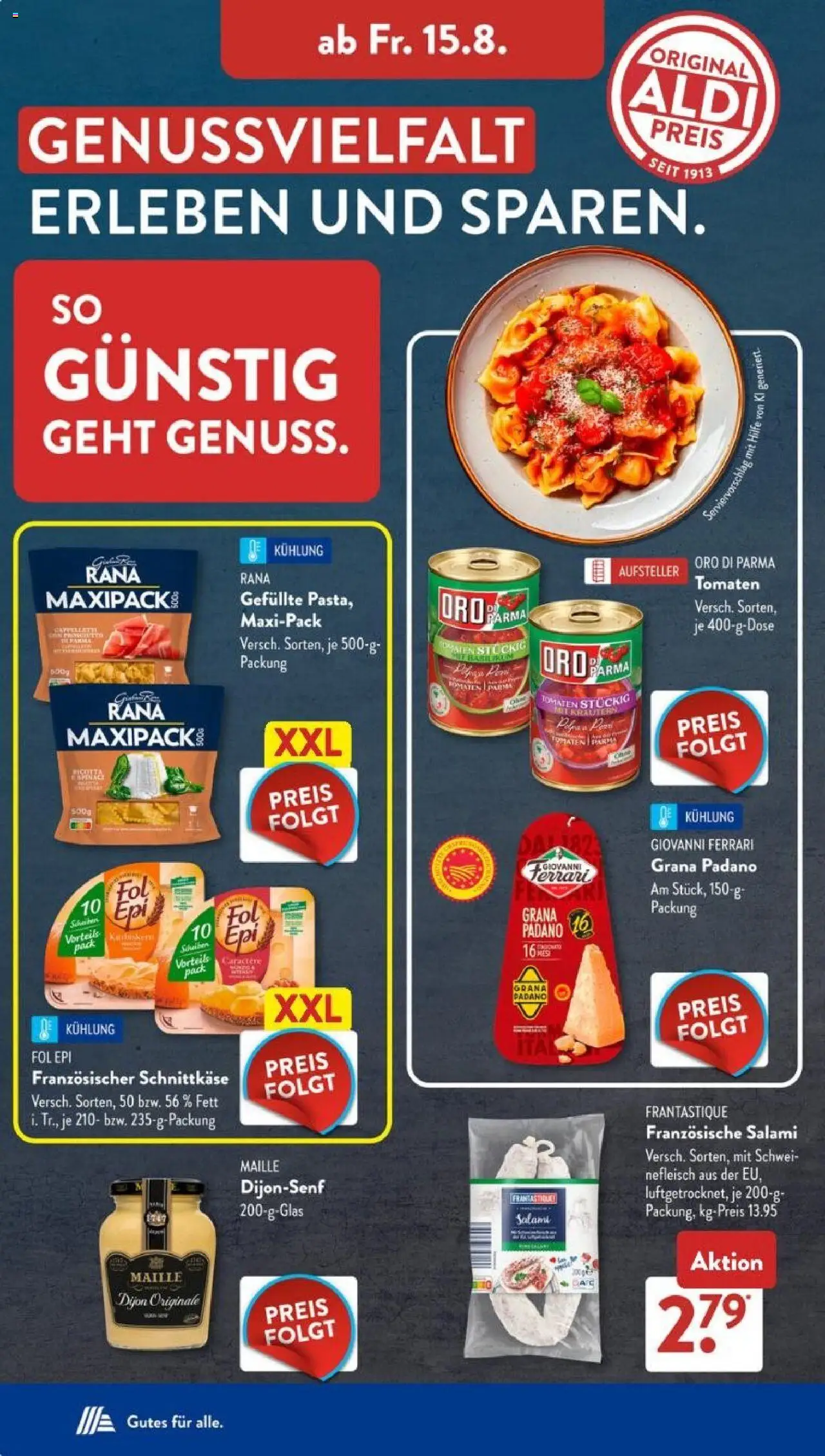 Aldi Süd Prospekt 	 - gültig ab dem 11.08.2025 | Seite: 18 | Produkte: Tomaten, Oro di parma, Salami