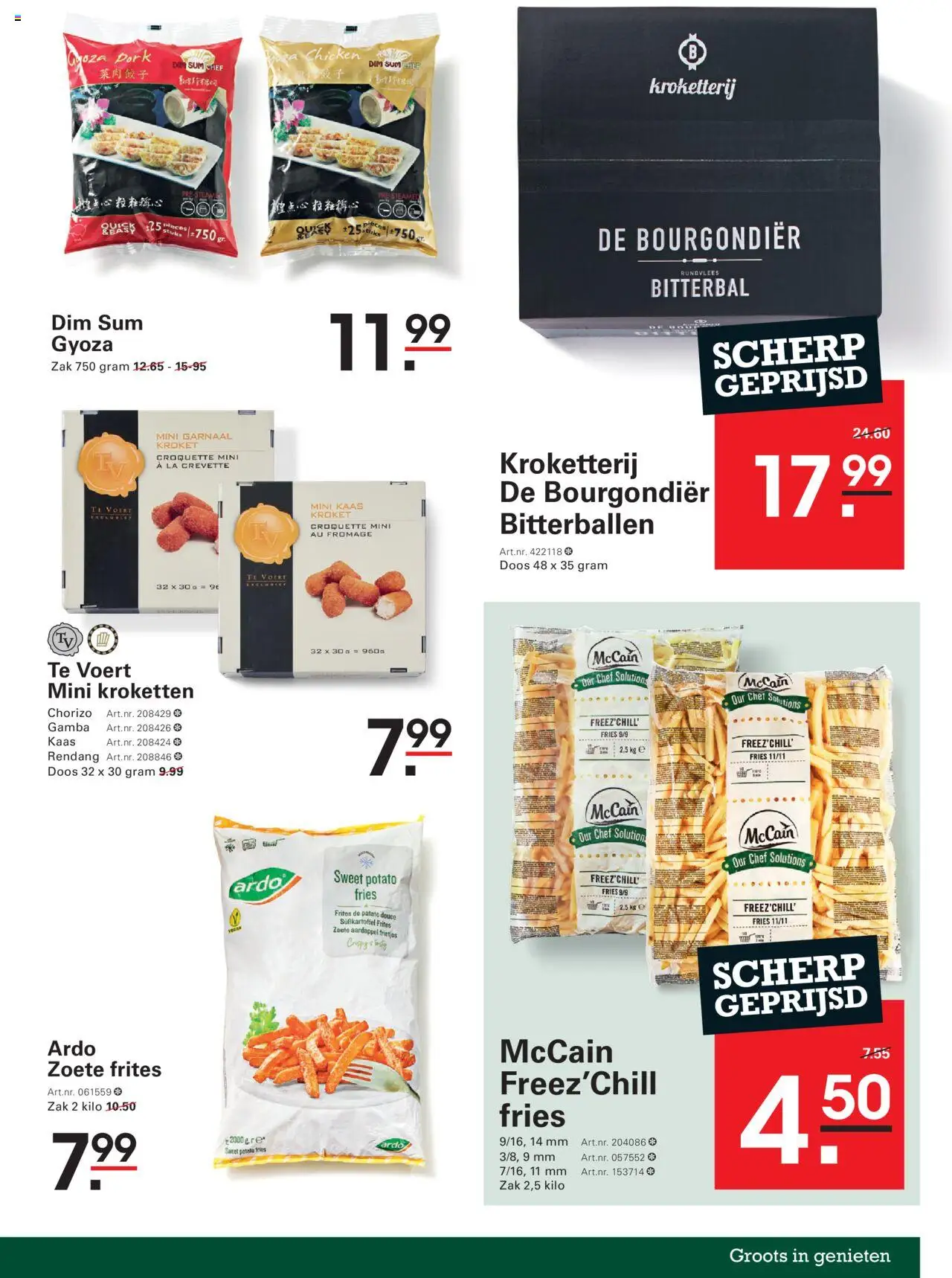  | Pagina: 13 | Producten: Aardappel, Zoete Aardappel, Chorizo, Zak