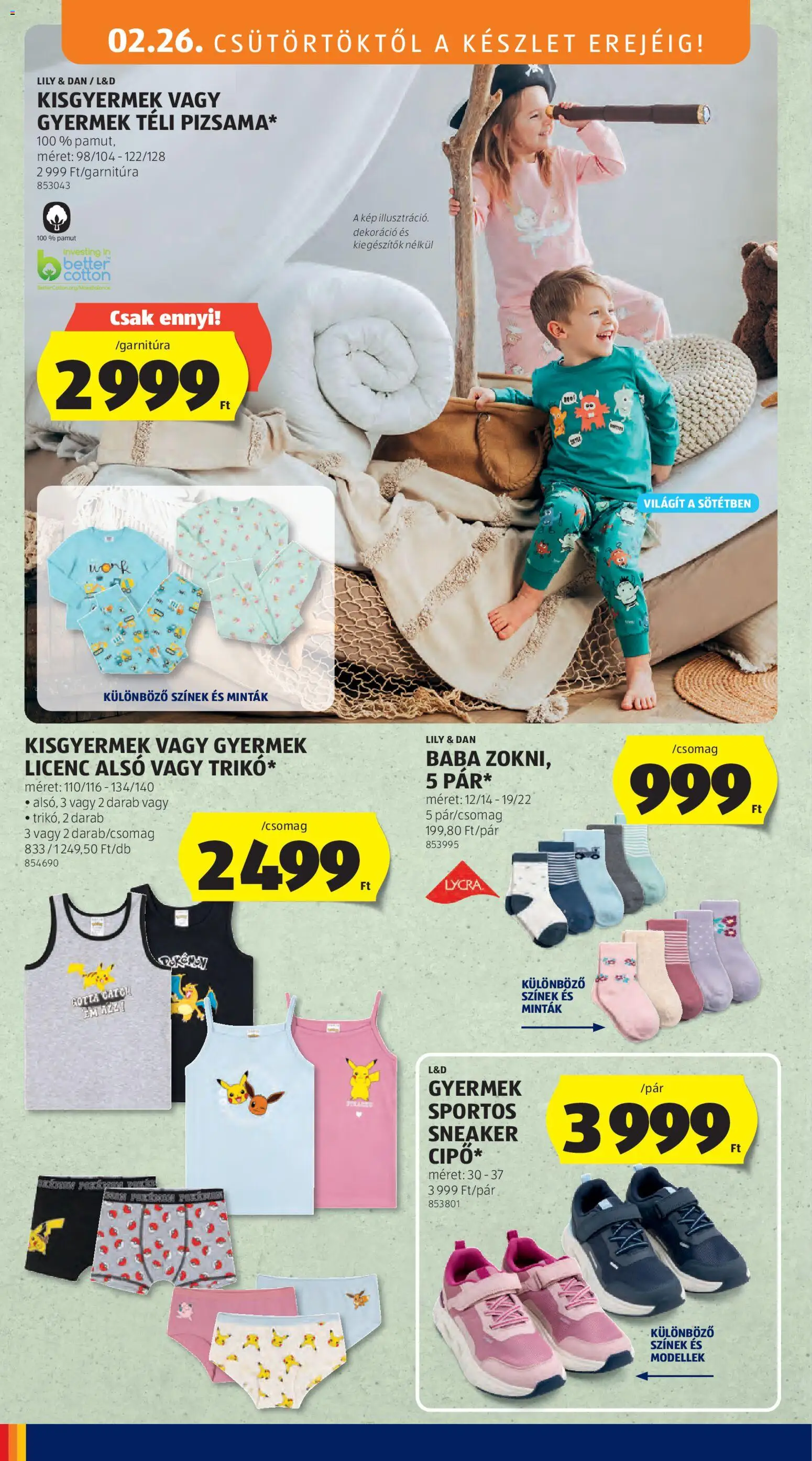 Aldi akciós ujság - amely érvényes a következő dátumtól: 26.02.2026 | Oldal: 20 | Termékek: Dekoráció