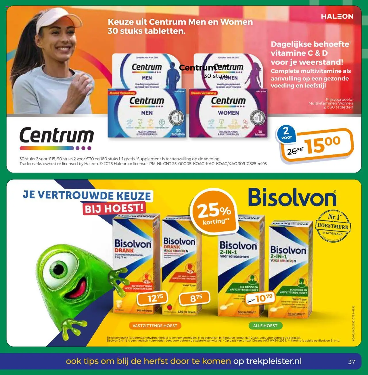 {H1} | Pagina: 41 | Producten: Centrum, Vitamine C
