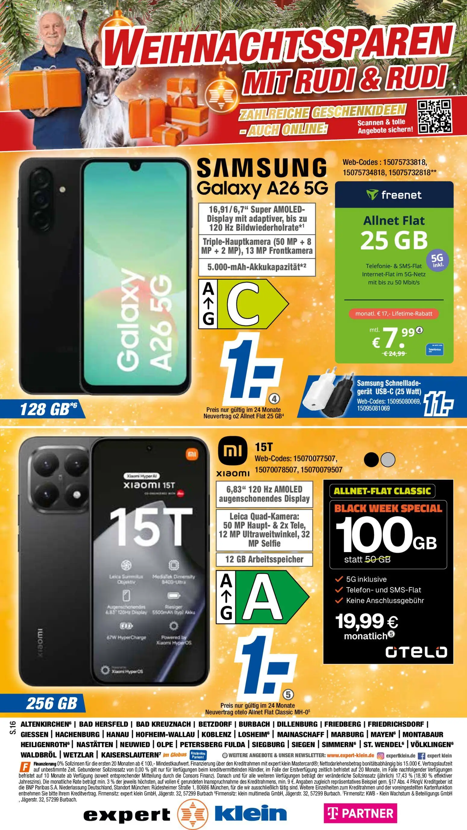 Expert Prospekt 	 – gültig ab 08.12.2025 | Seite: 16 | Produkte: Xiaomi, Bad, Samsung, Telefon
