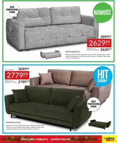 Pogląd oferty "Abra meble Gazetka" - ważna od 03.12.2025 | Strona: 23 | Produkty: Sofa, Kanapa