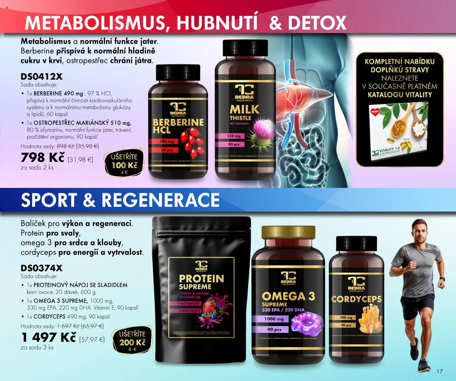 Nové Dedra akcie – leták je platný od 01.01.2026 | Strana: 17 | Produkty: PC, Protein