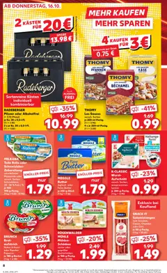 Kaufland DE - DE Folder Hannover - Voorbeeld van een folder van Kaufland DE, geldig van 16.10.2025 | Pagina: 8 | Producten: Salami, Kész piskótalap, Mozzarella, Cheddar
