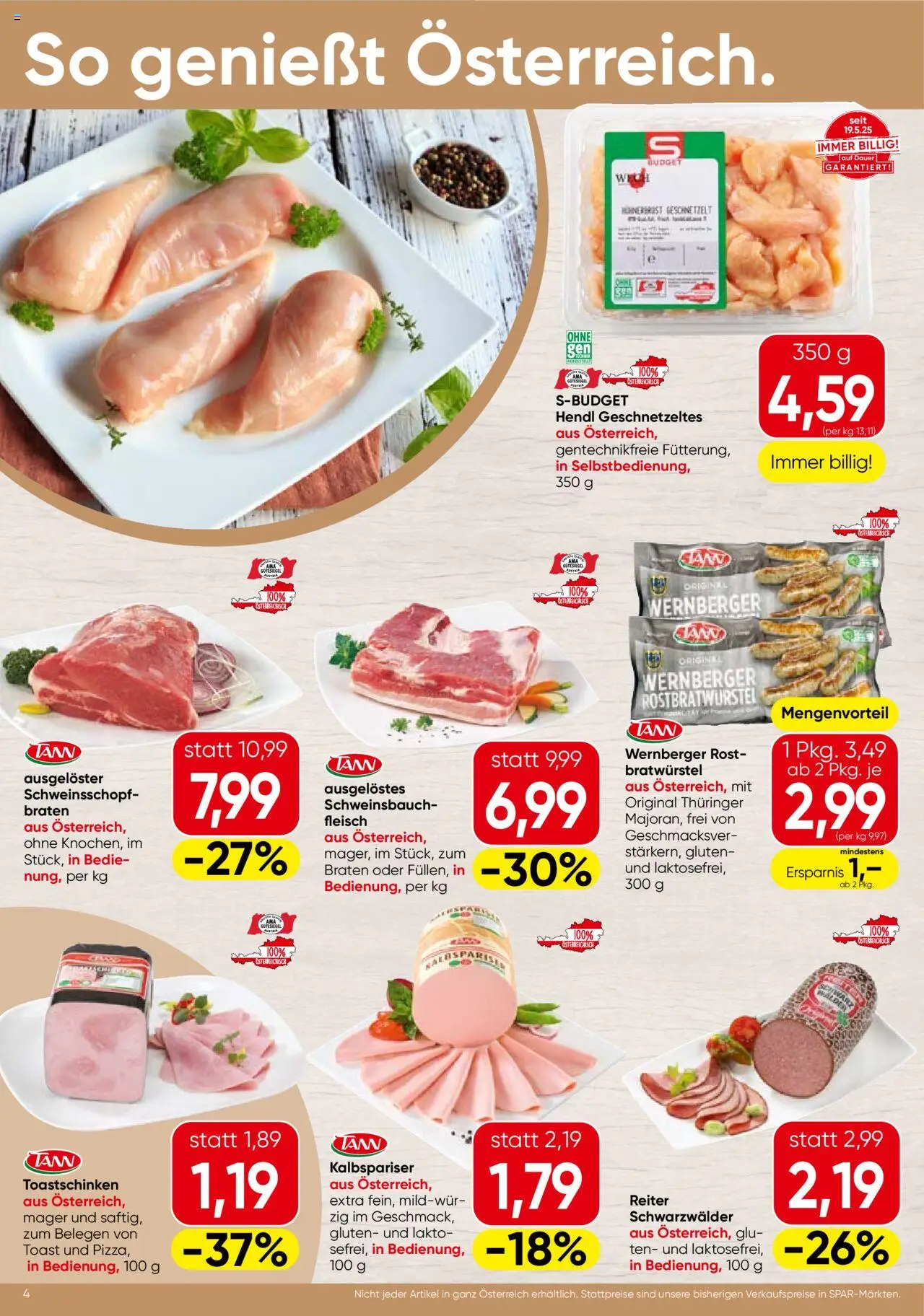 Spar Flugblatt - Salzburg gültig ab 04.09.2025 | Seite: 4