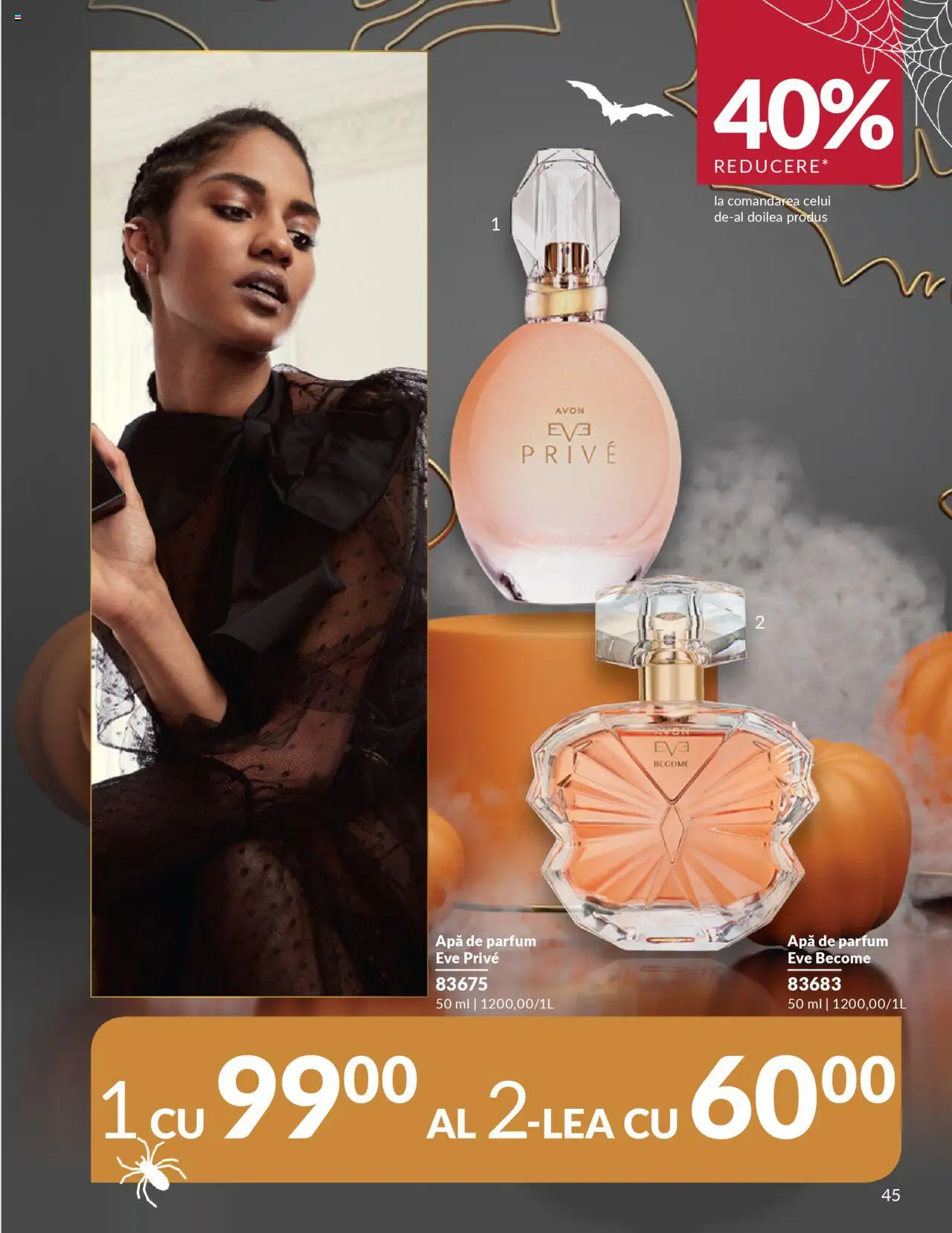Noul catalog Avon – valabil de la 14.10.2025 | Pagină: 45 | Produse: Apă de parfum, Parfum, Apă