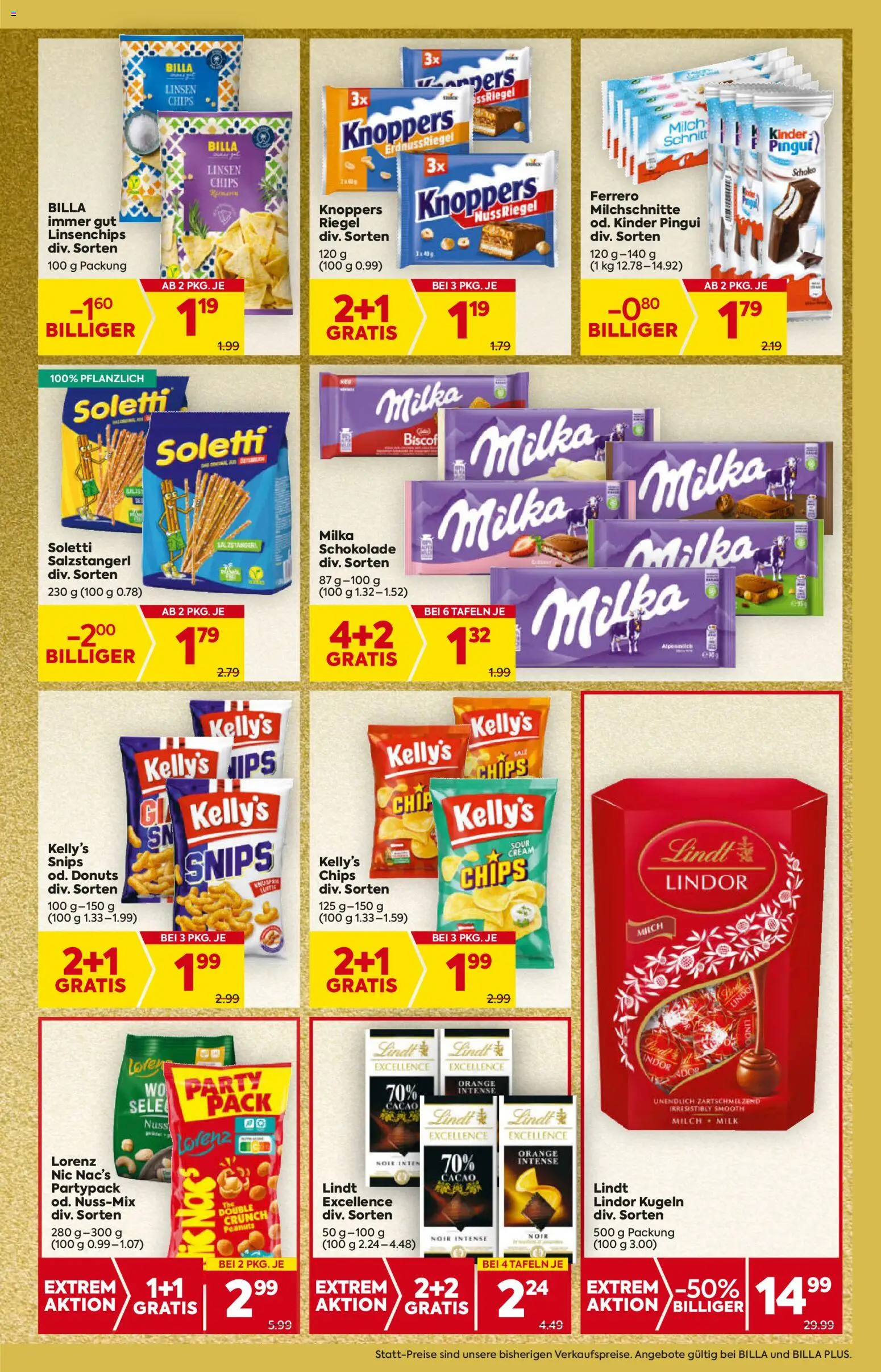 Billa Flugblatt gültig ab 27.12.2025 | Seite: 11 | Produkte: Chips, Milch, Schokolade