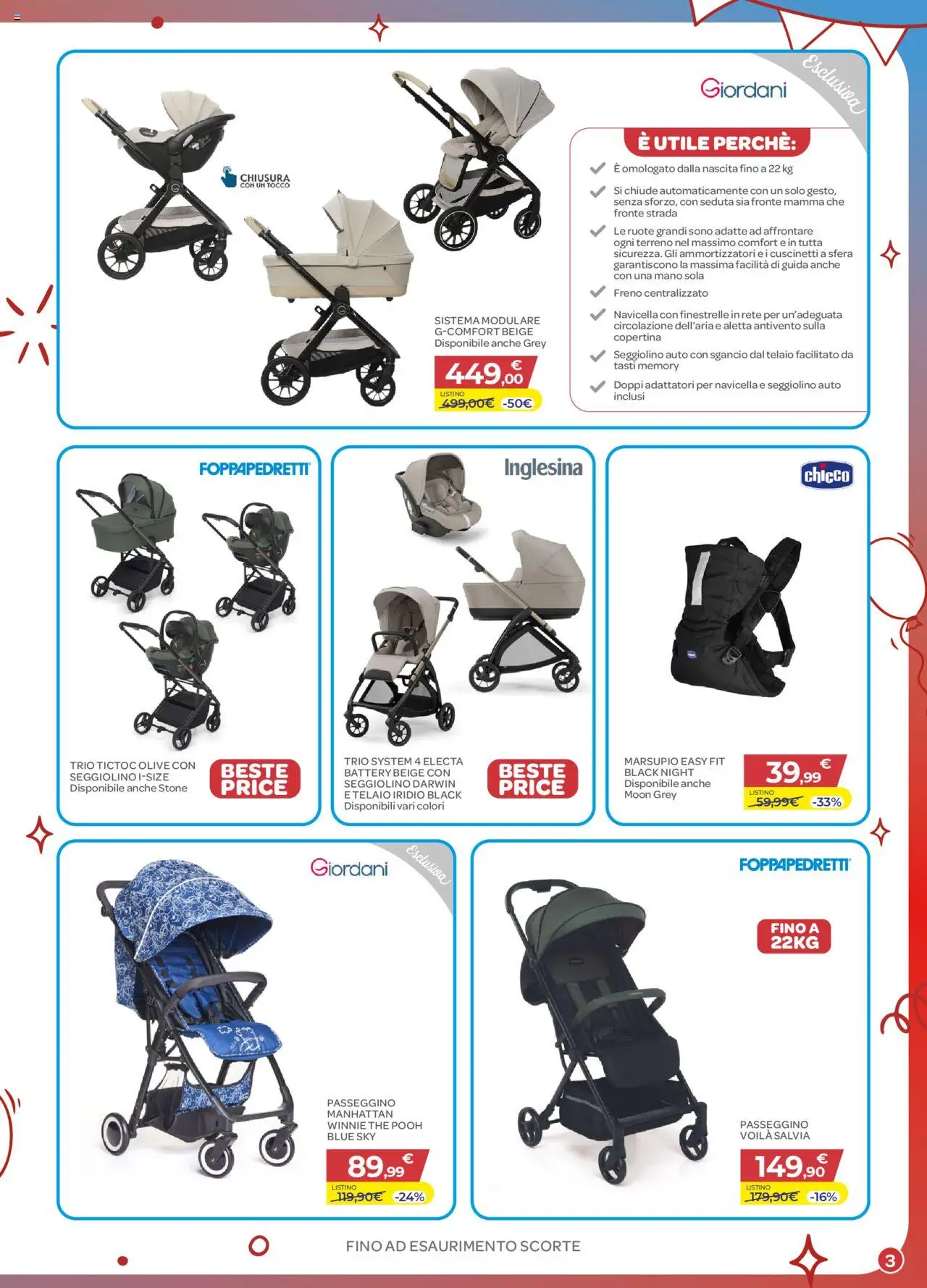 Volantino Bimbo store del 03.10.2025 | Pagina: 3 | Prodotti: Olive, The, Passeggino, Seggiolino