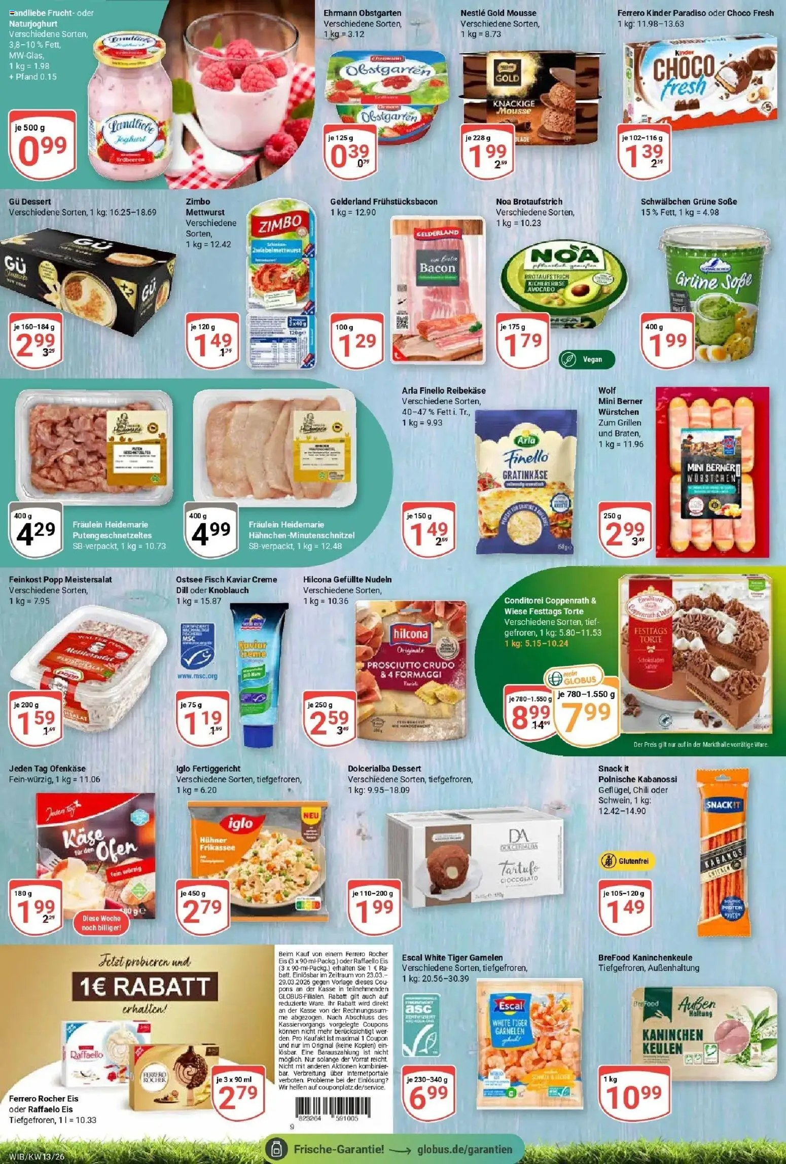 Globus prospekt Wiesbaden-Nordenstadt	 – gültig ab 23.03.2026 | Seite: 10 | Produkte: Ofen, Käse, Kaninchen, Reibekase