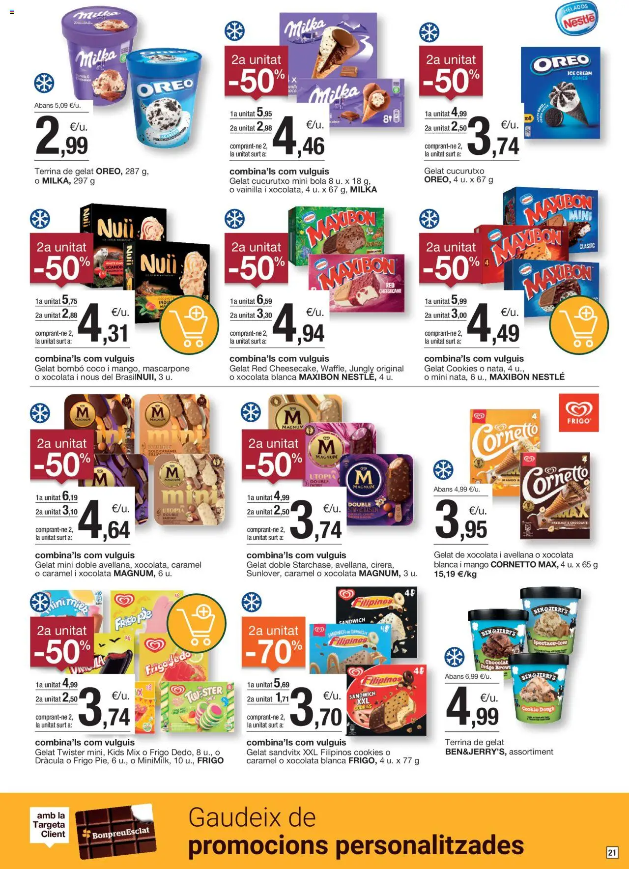 Bonpreu folleto │ válido desde el 10.06.2025 | Página: 21 | Productos: Chocolate, Τυρόπιτα, Ρούτερ