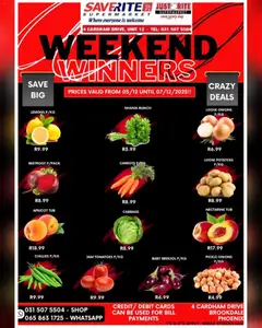 Saverite specials catalogue – valid from 05.12.2025