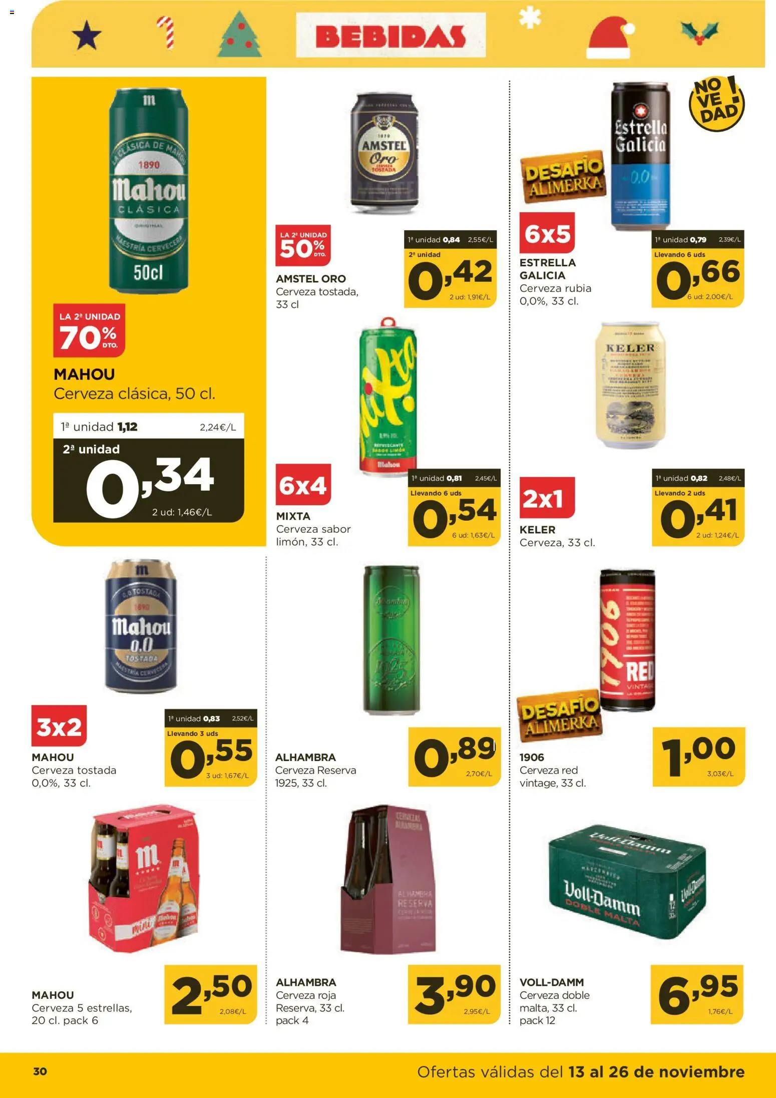 Alimerka folleto Asturias │ válido desde el 13.11.2025 | Página: 32 | Productos: Cerveza