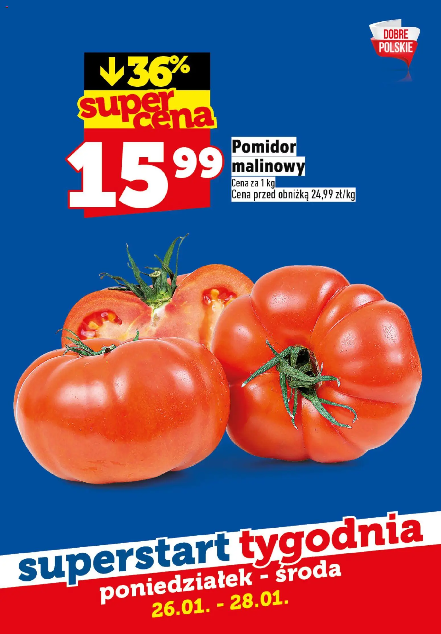 Topaz Gazetka - Superstart tygodnia od 26.01.2026 | Strona: 2 | Produkty: Pomidor malinowy