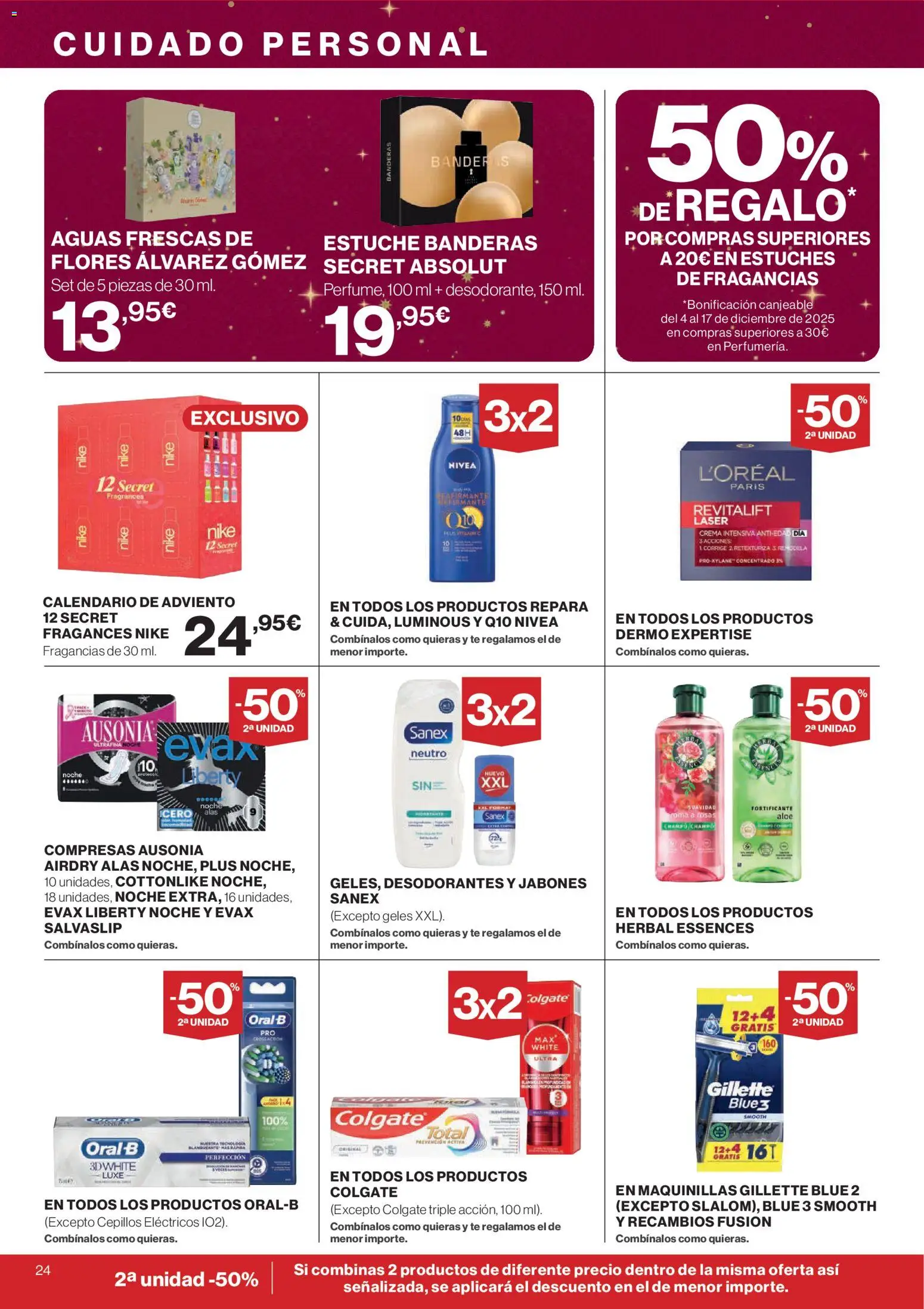 Hipercor catálogo │ válido desde el 20.11.2025 | Página: 34 | Productos: Champú, Crema, Té, Γλυφιτζούρι