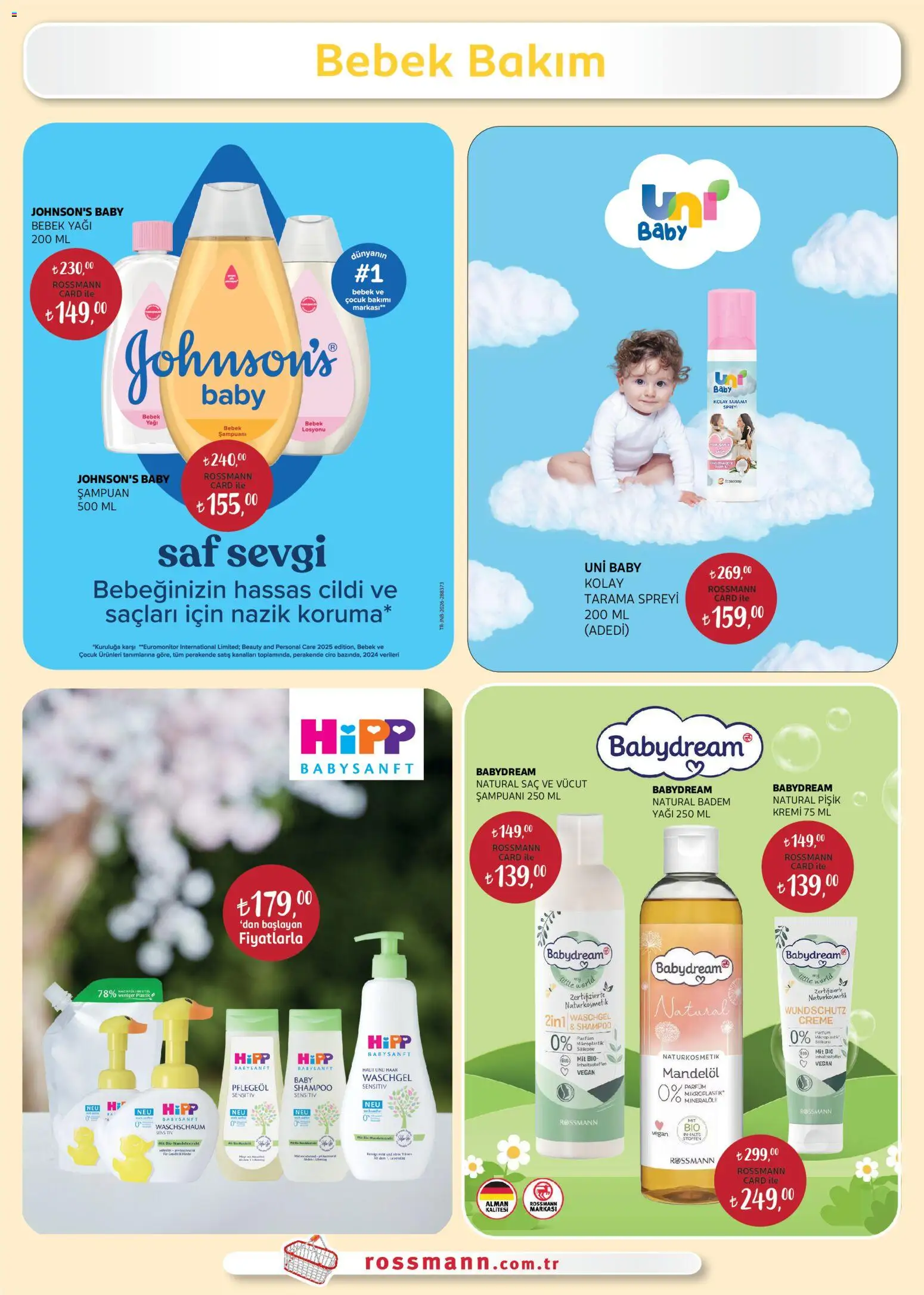 Rossmann - Mart Kişisel Bakım Kataloğu - 02.03.2026 tarihinden itibaren geçerlidir | Sayfa: 32 | Ürünler: Şampuan, Parfüm, Badem