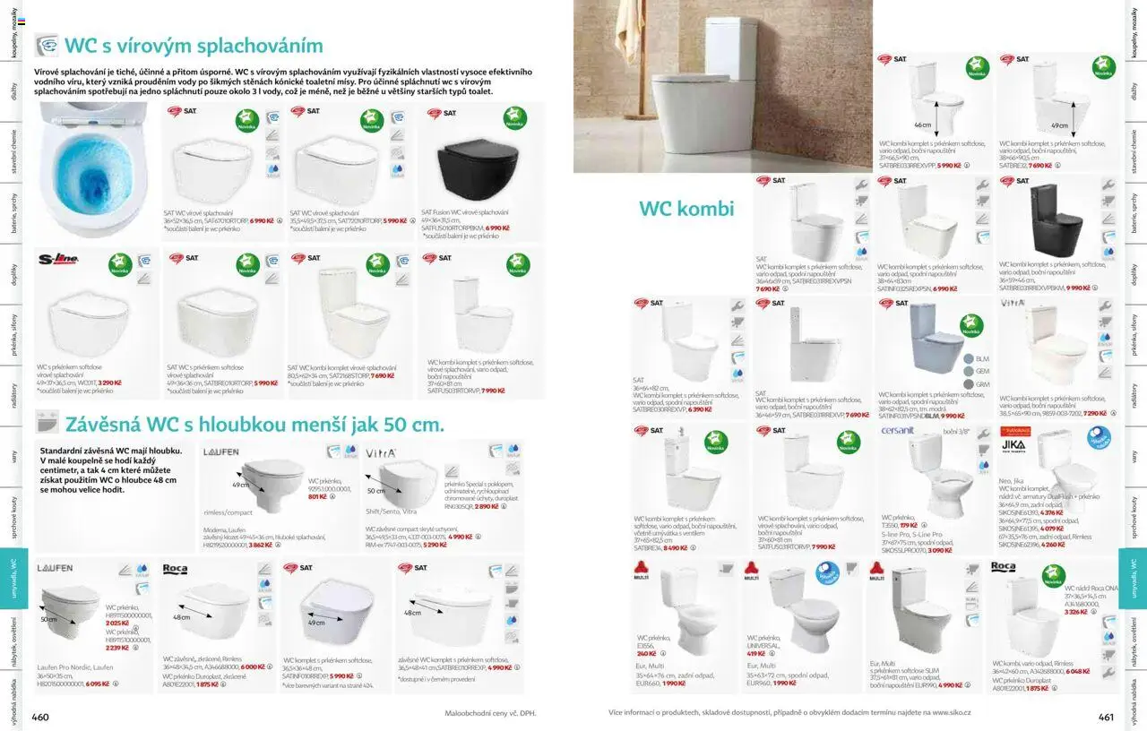 Siko koupelny katalog Koupelny 2025/2026 od 14.10.2025 | Strana: 233 | Produkty: Wc, Prkénko