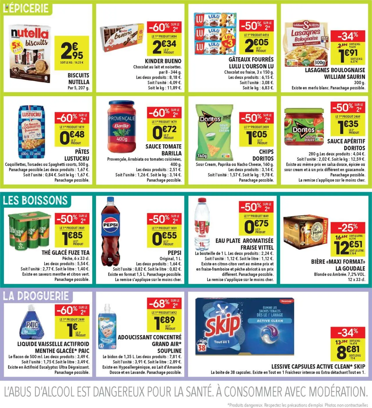  | Page: 3 | Produits: Fraise, Soupline, Lait, Pâtes