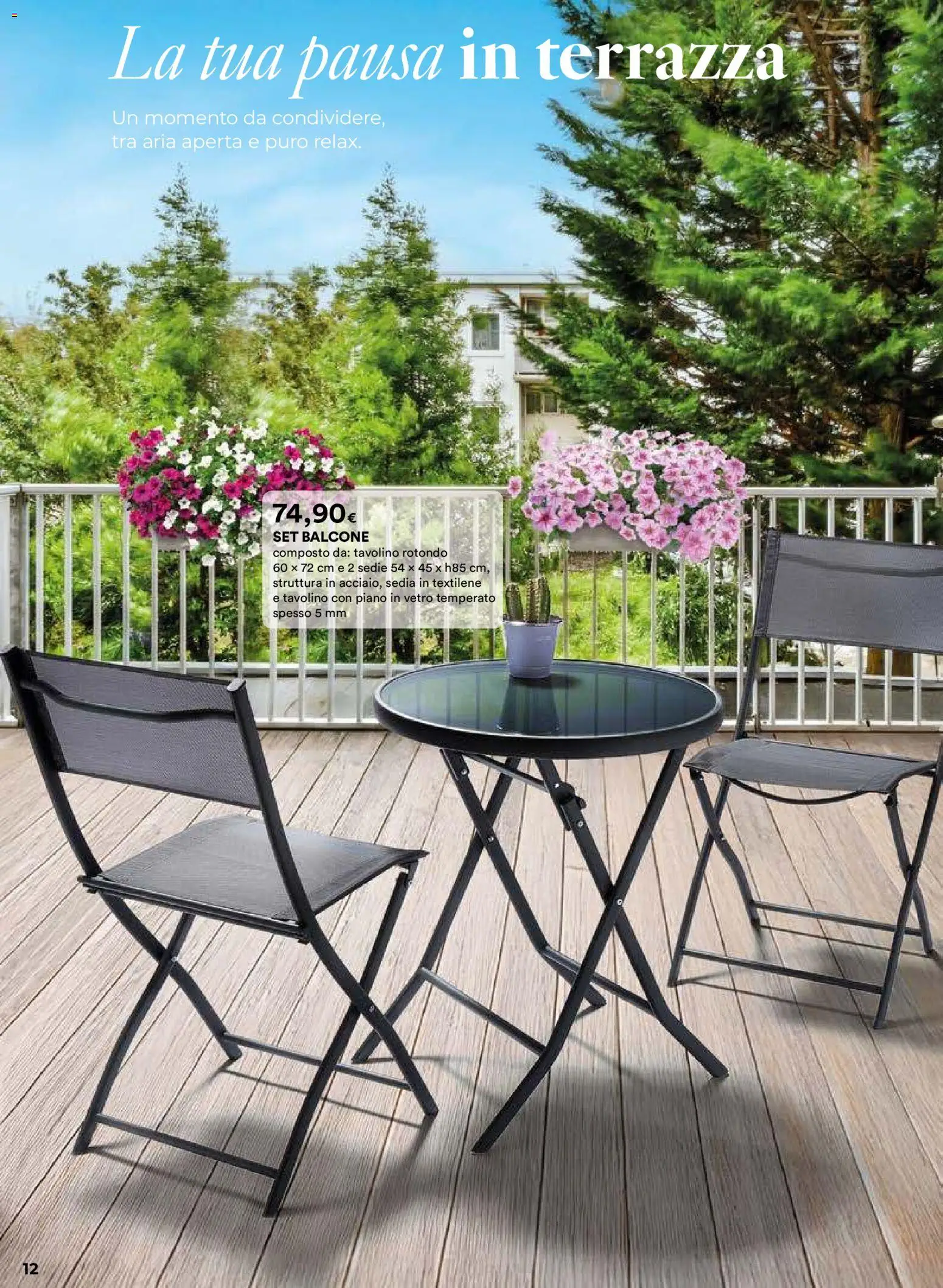 Volantino Ipercoop del 26.02.2026 | Pagina: 12 | Prodotti: Tavolino, Sedia