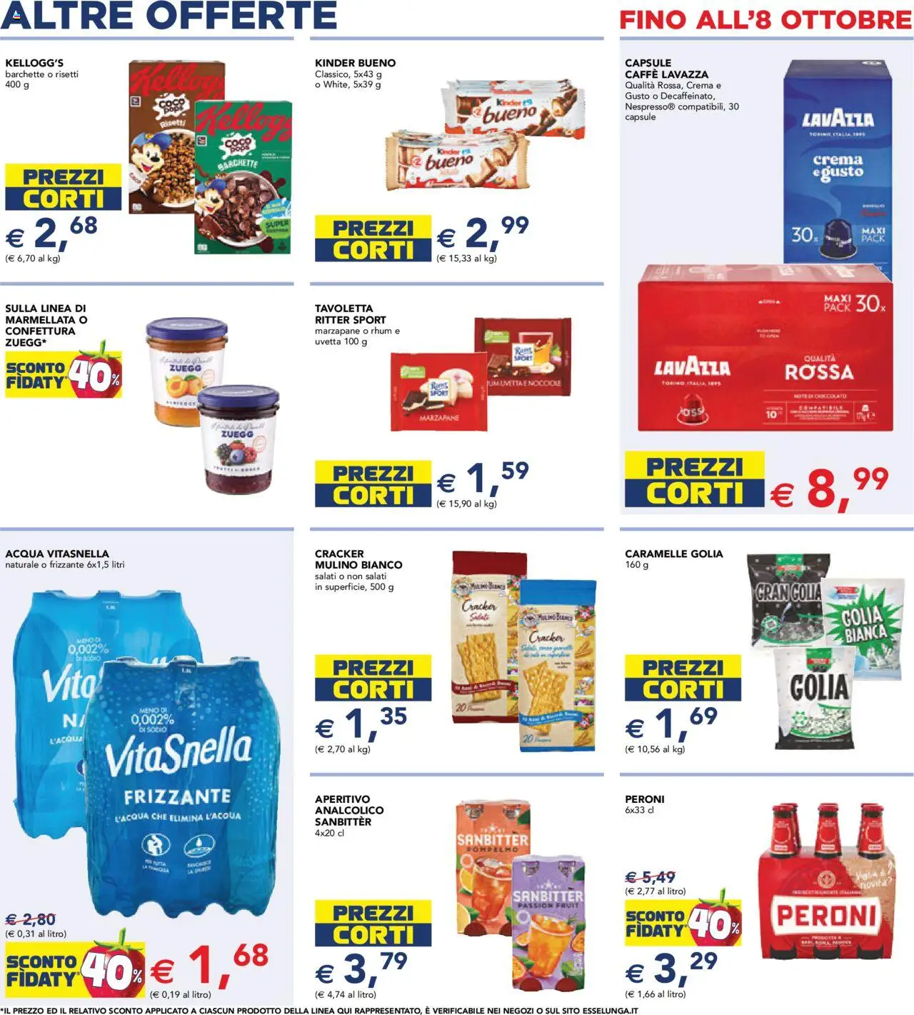 Volantino Esselunga S del 26.09.2025 | Pagina: 11 | Prodotti: Cioccolato, Caramelle, Pompelmo, Nocciole