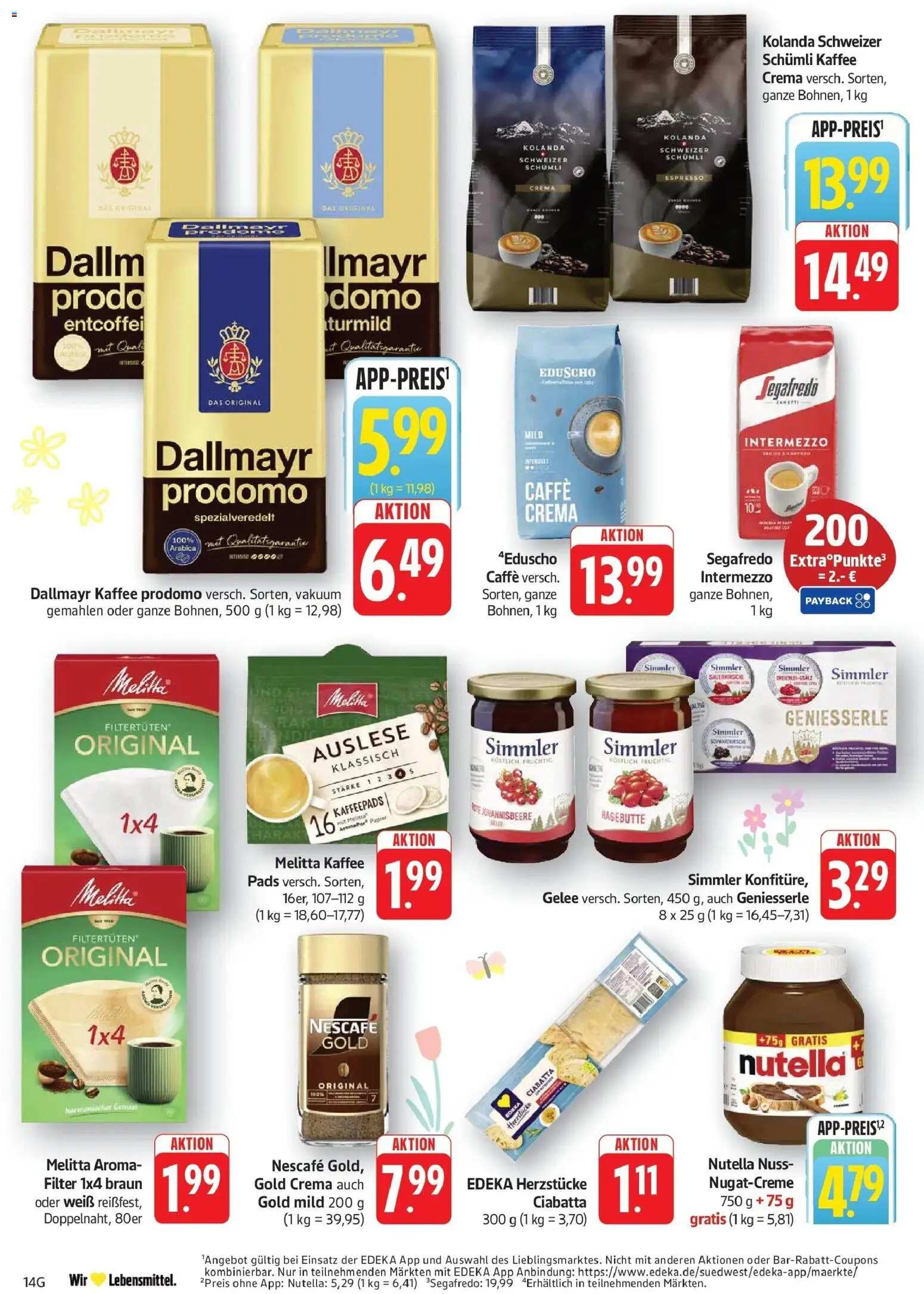 E center Prospekt Filderstadt-Bonlanden	 – gültig ab 23.03.2026 | Seite: 14 | Produkte: Kaffeepads, Nescafe, Kaffee, Dallmayr