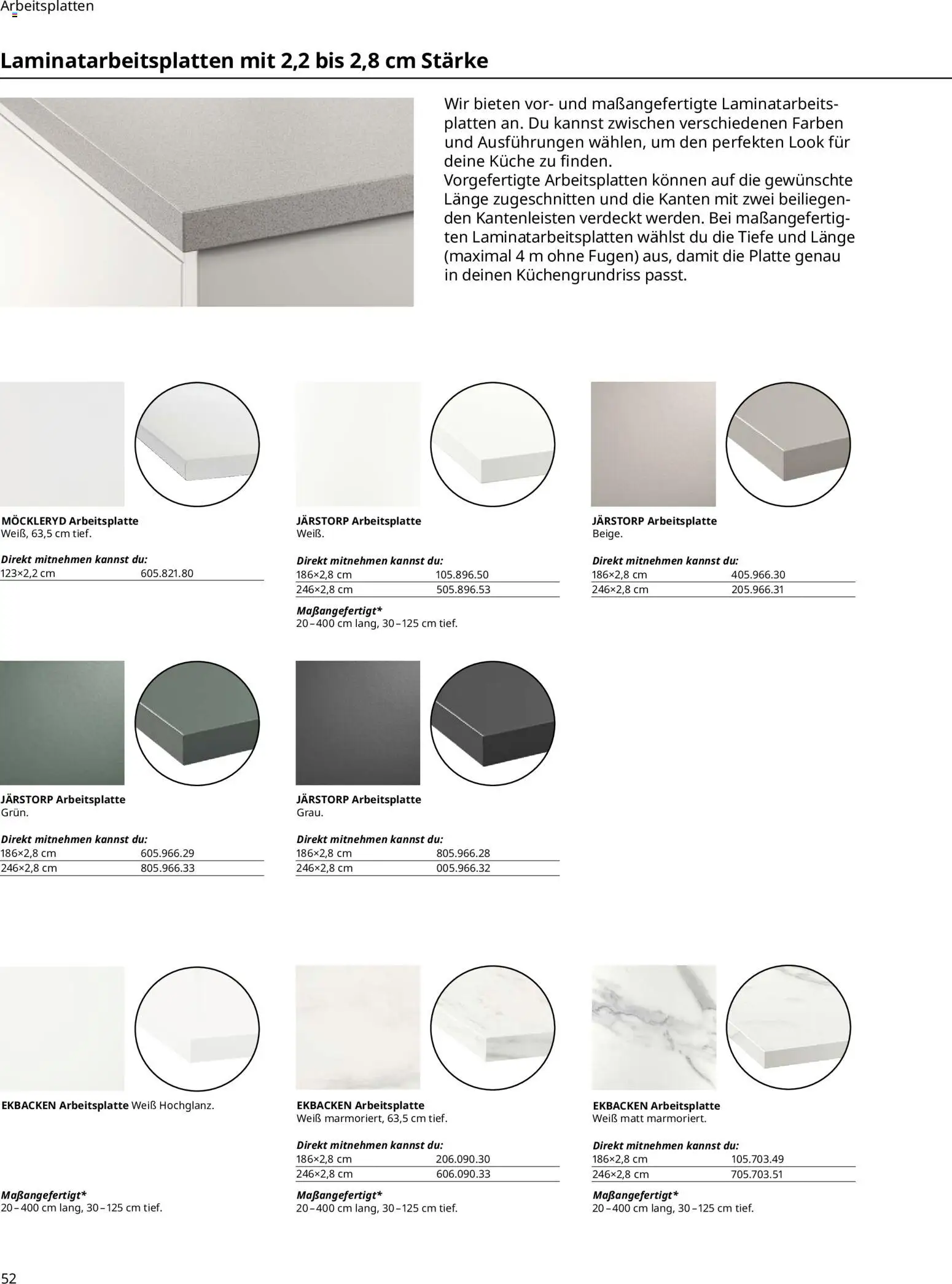 Ikea Prospekt 	 – gültig ab 01.04.2025 | Seite: 52 | Produkte: Küche