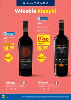 Pogląd oferty "Primitivo - Merlot Ad Bestias, 750 ml, czerwone półwytrawne" - ważna od 01.10.2025 | Strona: 7 | Produkty: Merlot