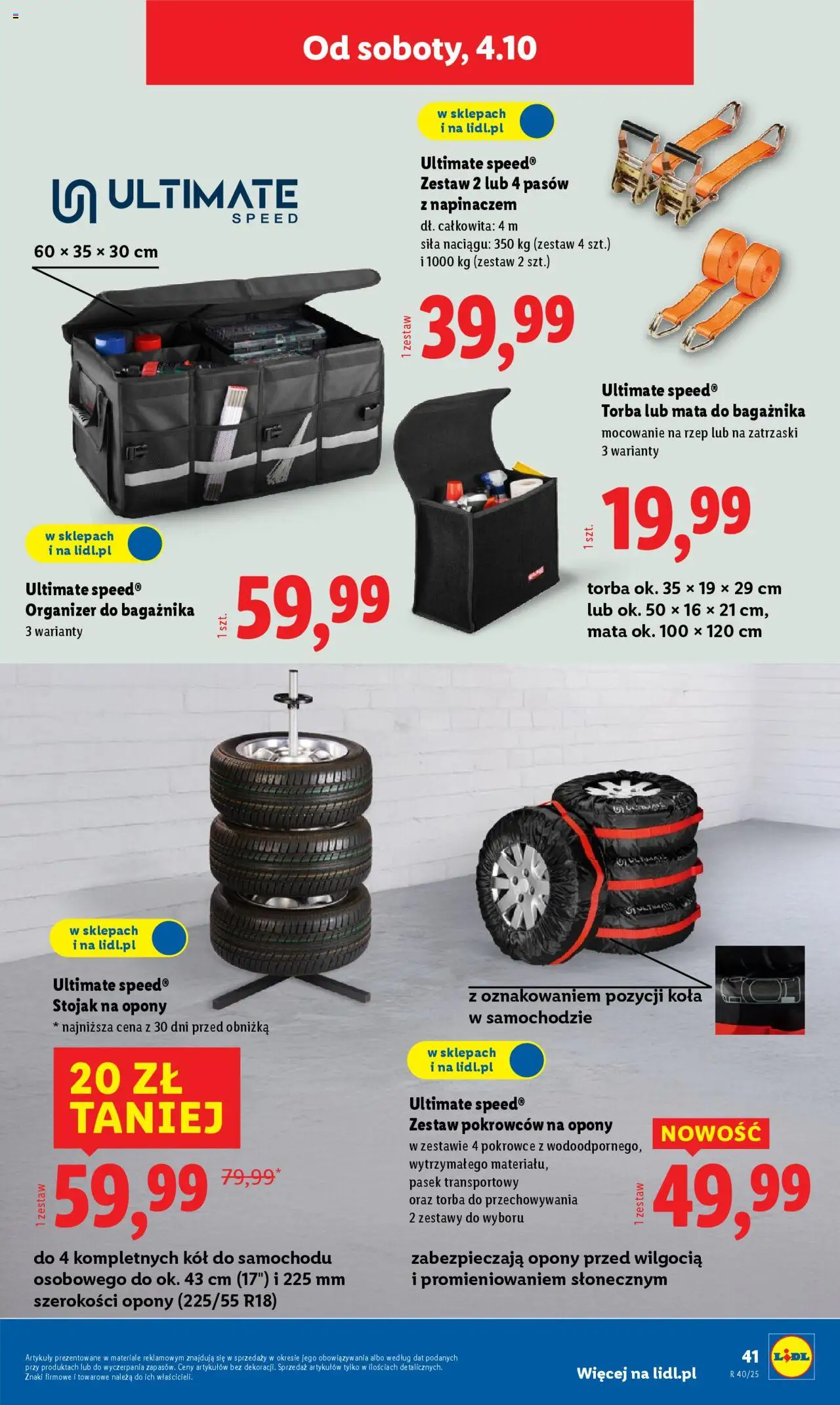 Lidl Katalog od 29.09.2025 | Strona: 51 | Produkty: Pasek, Torba