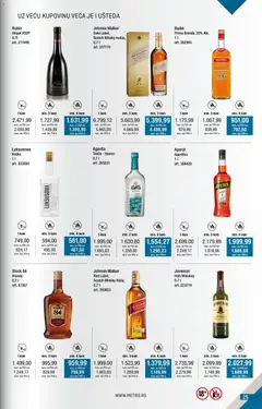 Metro kupi više plati manje - pregled Metro kataloga - važi od 01.02.2026 | Strana: 25 | Proizvode: Jameson, Vodka