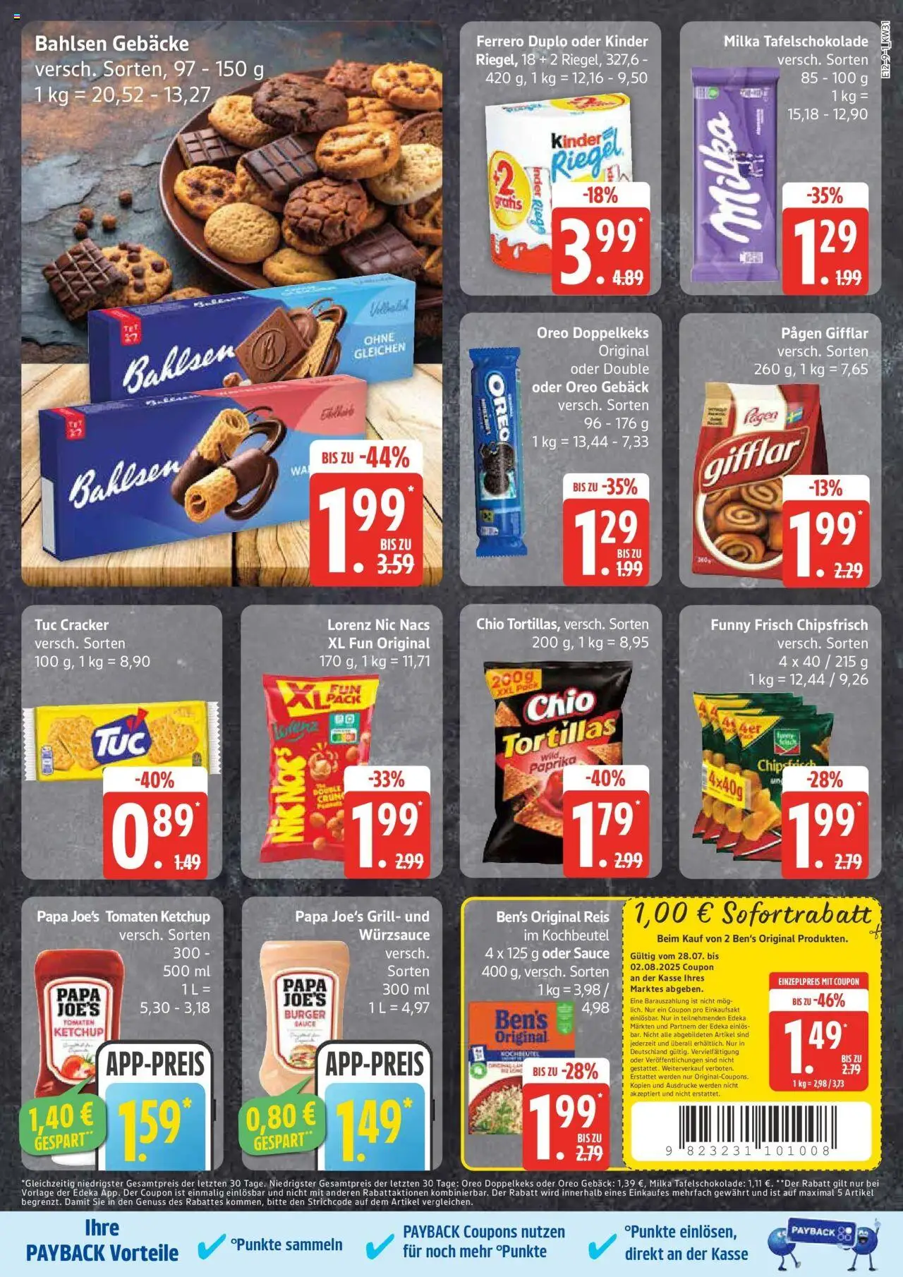 Edeka prospekt Handorf	 - gültig ab dem 27.07.2025 | Seite: 13 | Produkte: Grill, Paprika, Reis, Ketchup