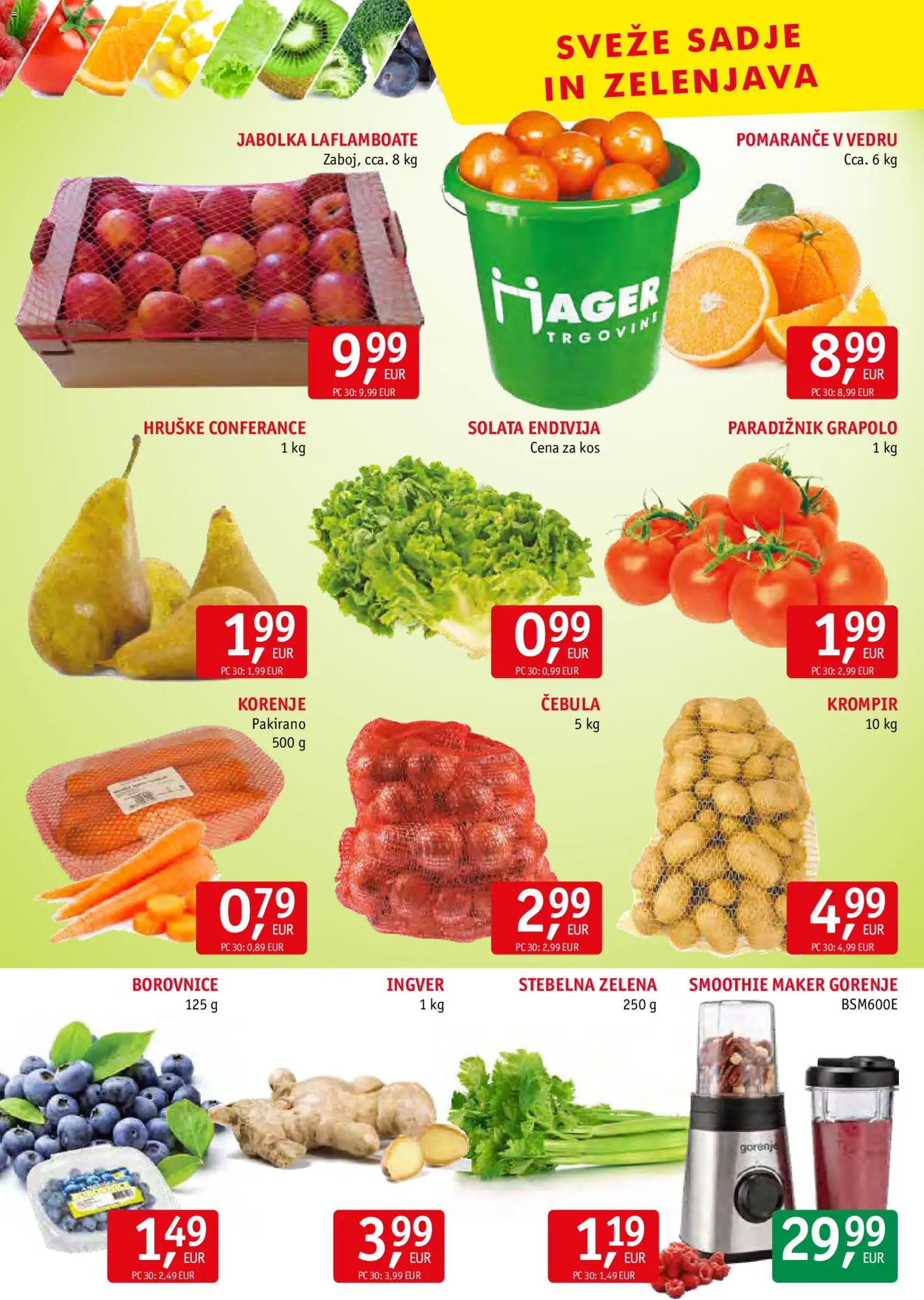 Novi Jager katalog ponudbe – veljaven od 25.02.2026 | Stran: 8 | Izdelki: Kos, Paradiznik, Zelenjava, Zelena