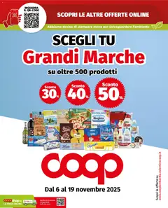 Anteprima del volantino COOP Grandi marche - Lainate catalogo valido a partire dal 06.11.2025