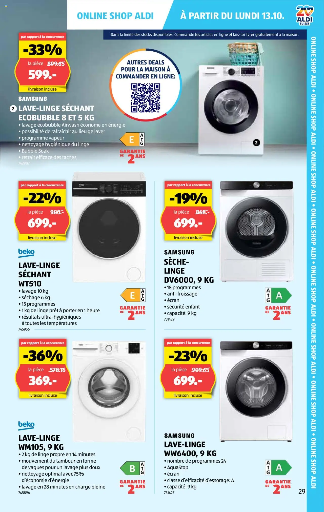 Aldi Aktionen FR – gültig ab 09.10.2025 | Seite: 30 | Produkte: Samsung
