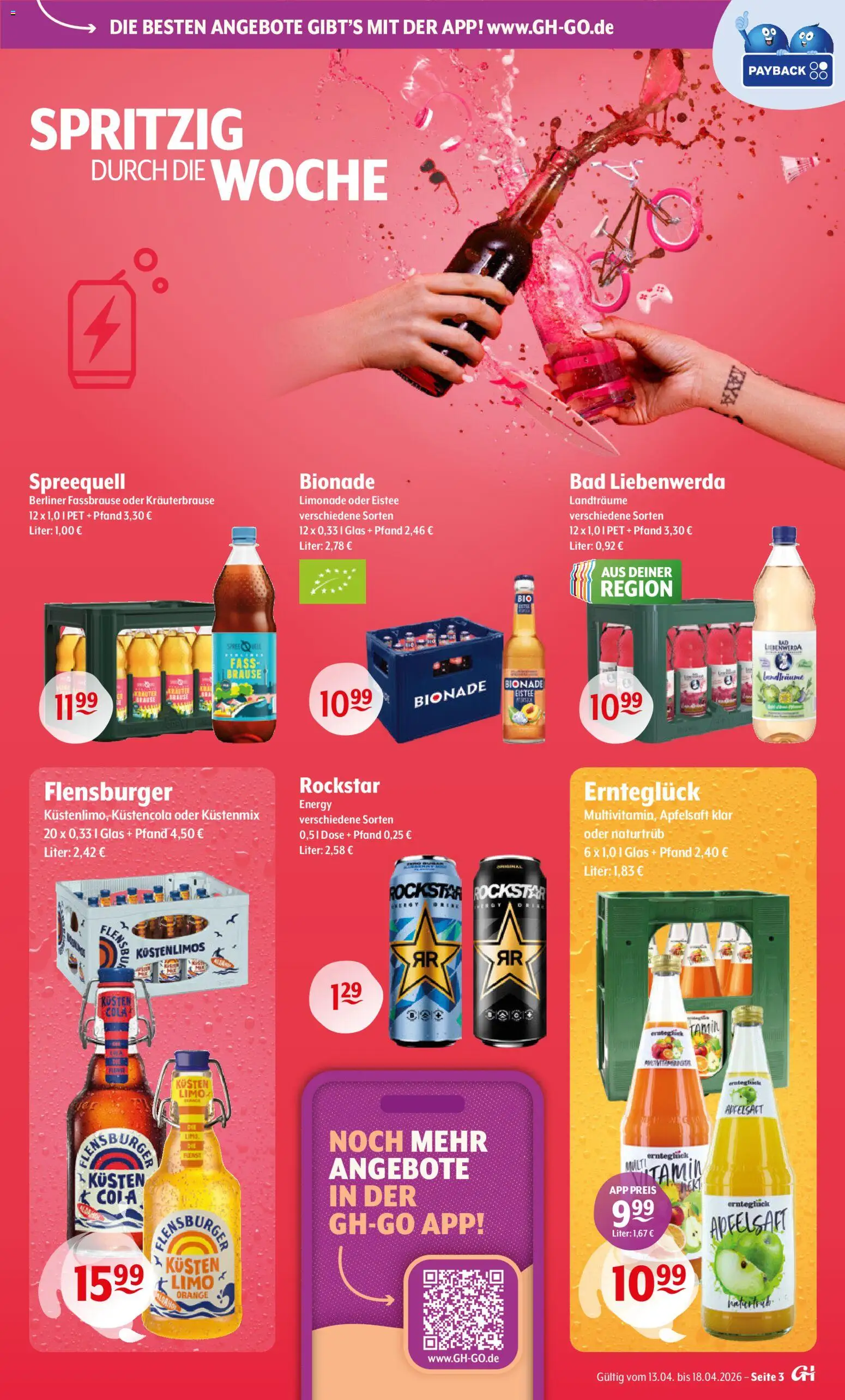 Getränke Hoffmann - Brandenburg – gültig ab 13.04.2026 | Seite: 3 | Produkte: Berliner, Bad, Limonade, Bionade