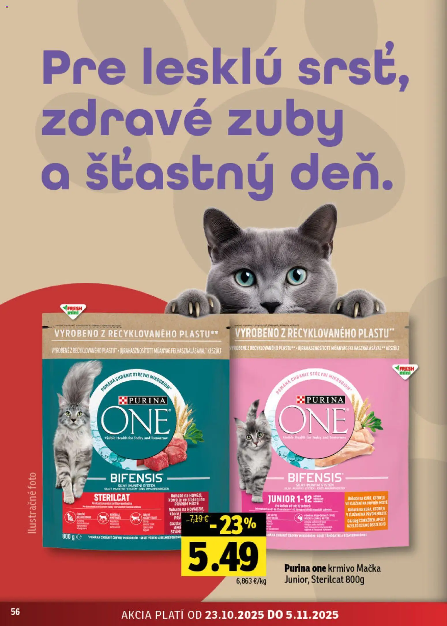 Nové Fresh akcie – leták je platný od 23.10.2025 | Strana: 56