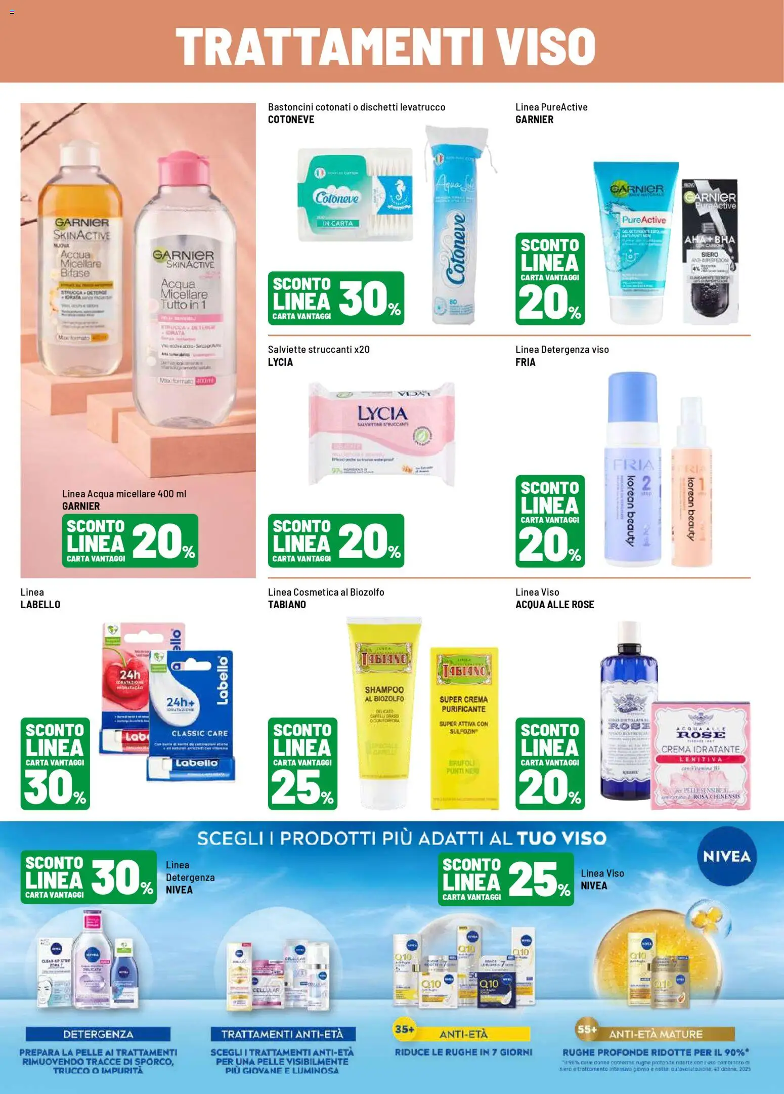 Volantino Iper del 27.04.2026 | Pagina: 10 | Prodotti: Shampoo, Crema, Acqua micellare, Salviette struccanti