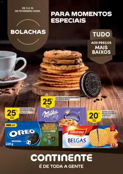 Pré-visualização Continente - Bolachas Para momentos especiais válido de 03.02.2026