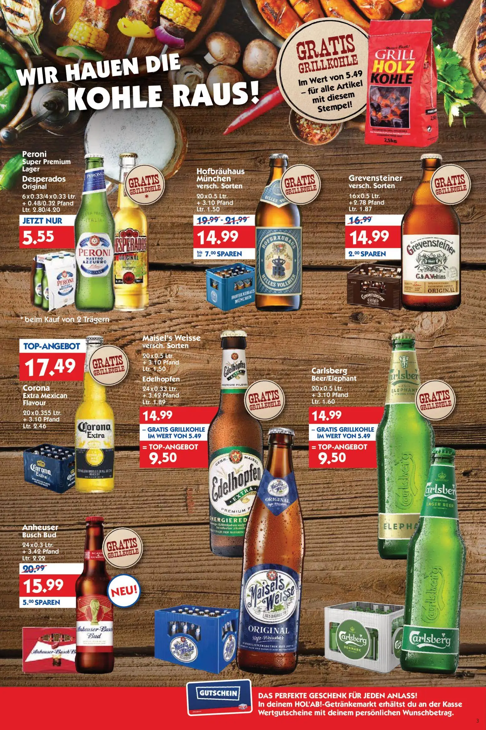HOL’AB! Prospekt 	 – gültig ab 13.04.2026 | Seite: 3 | Produkte: Grill, Carlsberg, Desperados