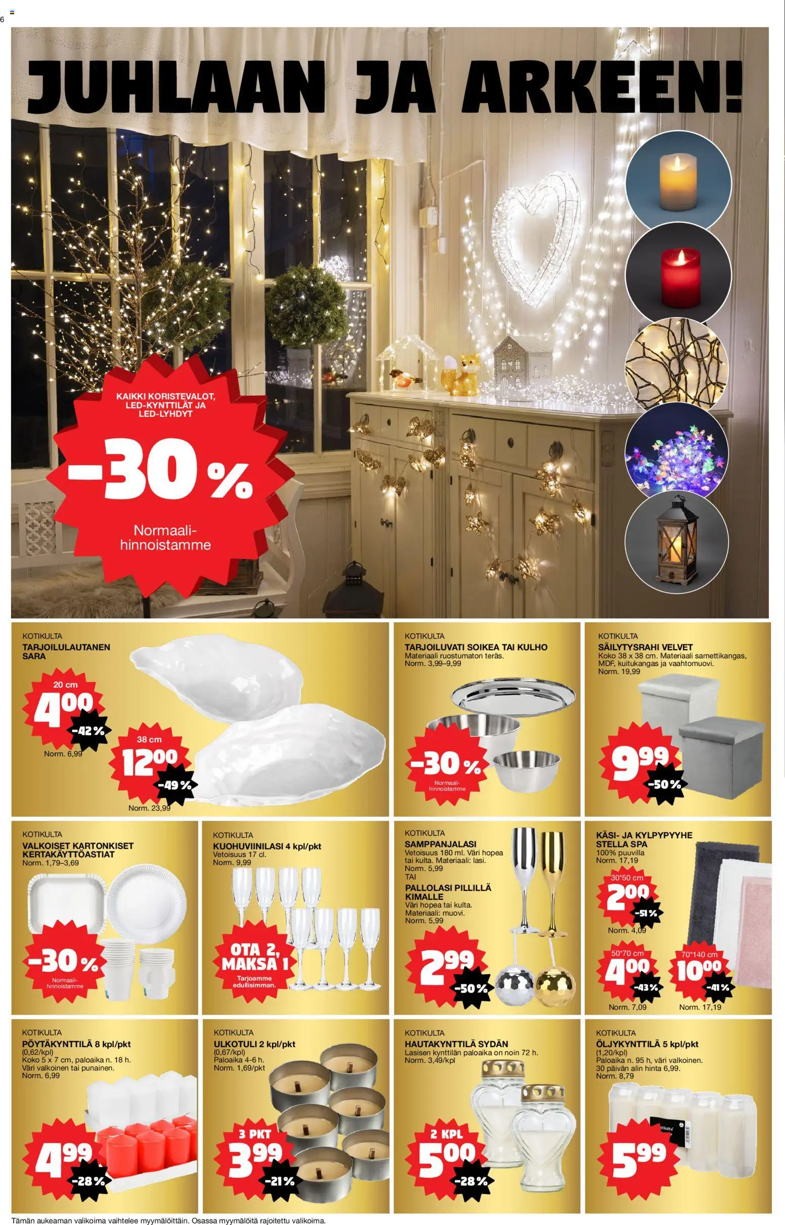 Tokmanni - Tarjoussanomat – voimassa 22.12.2025 alkaen | Sivu: 6