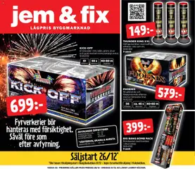 Jem & Fix - erbjudanden - Förhandsvisning av reklamblad från butik Jem & Fix aktuell från 26.12.2025