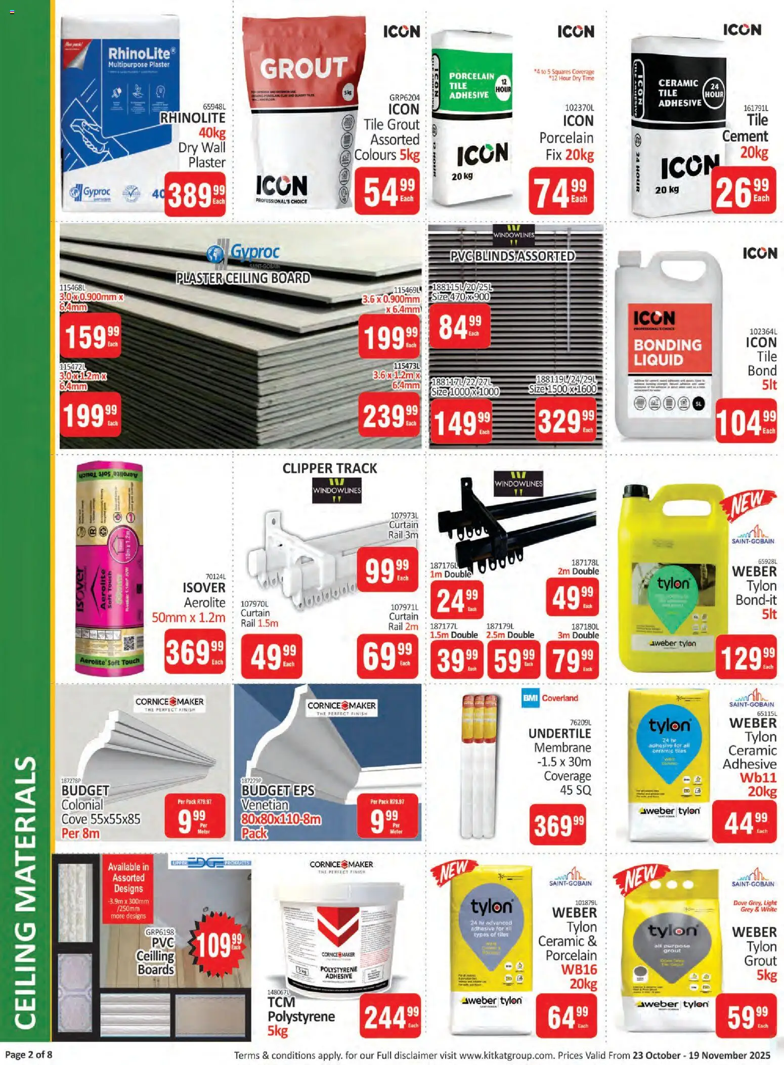 New KIT KAT Cash & Carry catalogue – valid from 23.10.2025 | Page: 2 | Products: Light, Adhesive, Plaster, Clay
