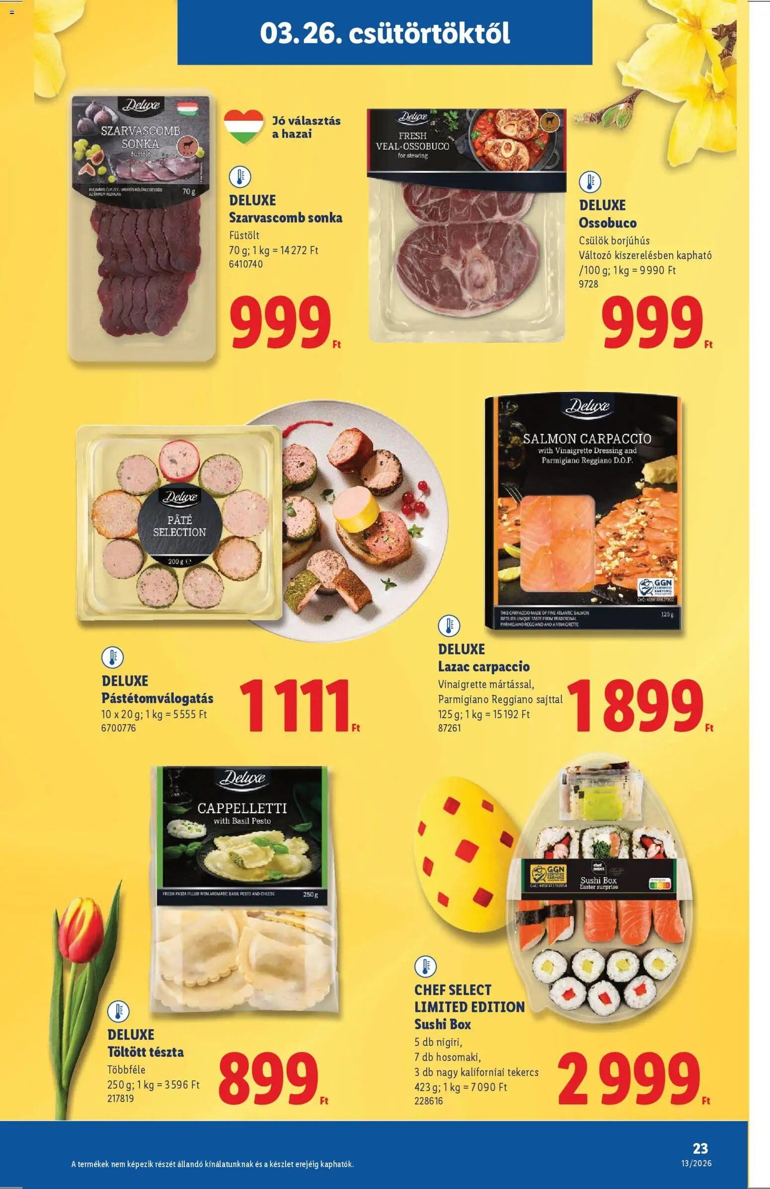 Lidl Akciós Újság 2026.03.26.-tól/töl - fantasztikus ajánlatokat! 🛍️ | Magyarország