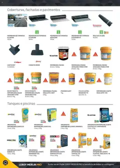 Pré-visualização Leroy Merlin Catálogo válido de 18.11.2024 | Página: 34 | Produtos: Argamassa, Piscinas