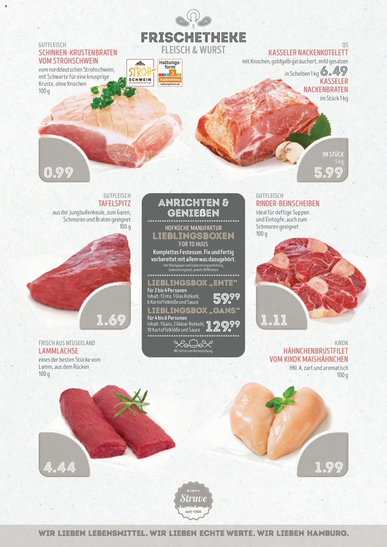 Edeka Struve Prospekt 	 – gültig ab 08.12.2025 | Seite: 4 | Produkte: Tafelspitz, Wurst, Fleisch