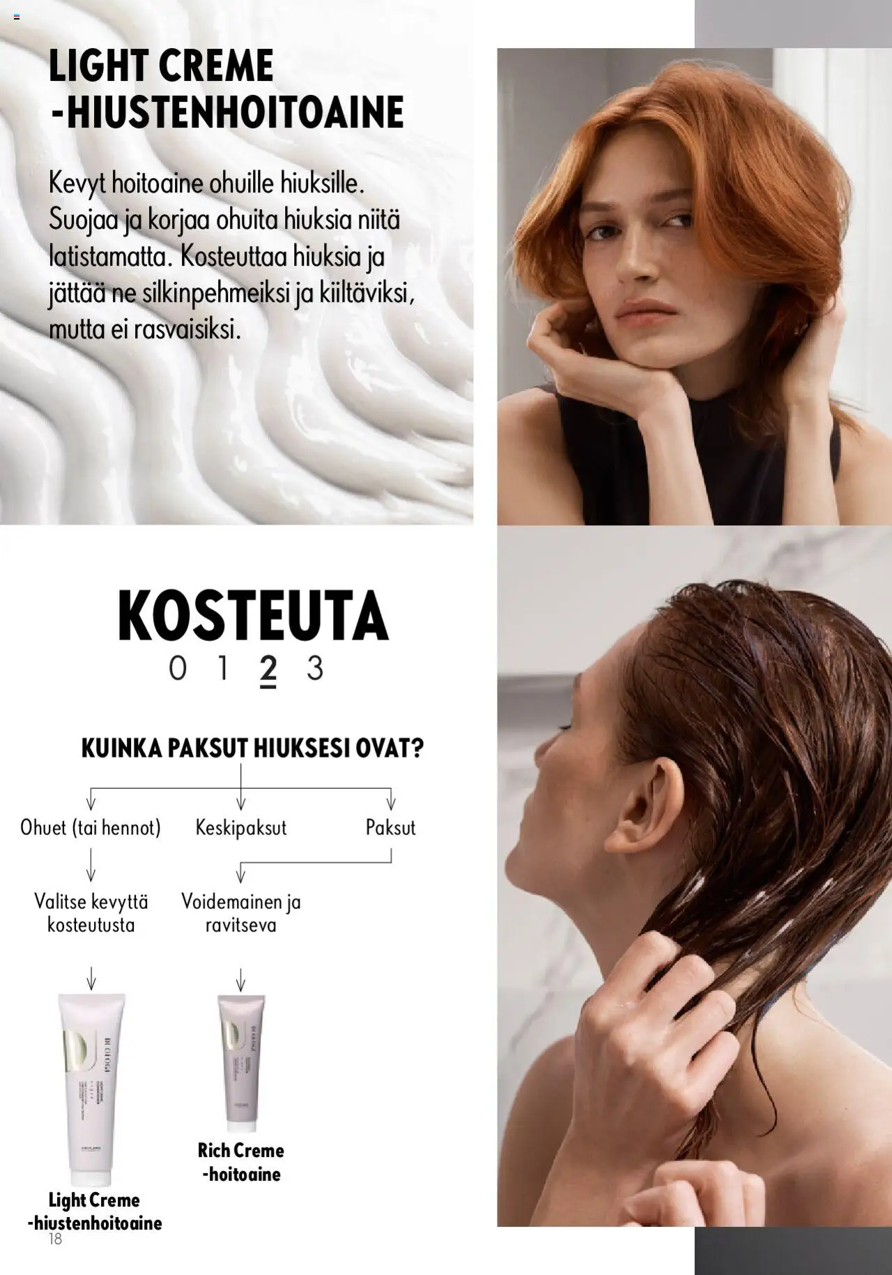 Oriflame Duologi – voimassa 28.08.2023 alkaen | Sivu: 18 | Tuotteet: Hoitoaine, Hiustenhoitoaine