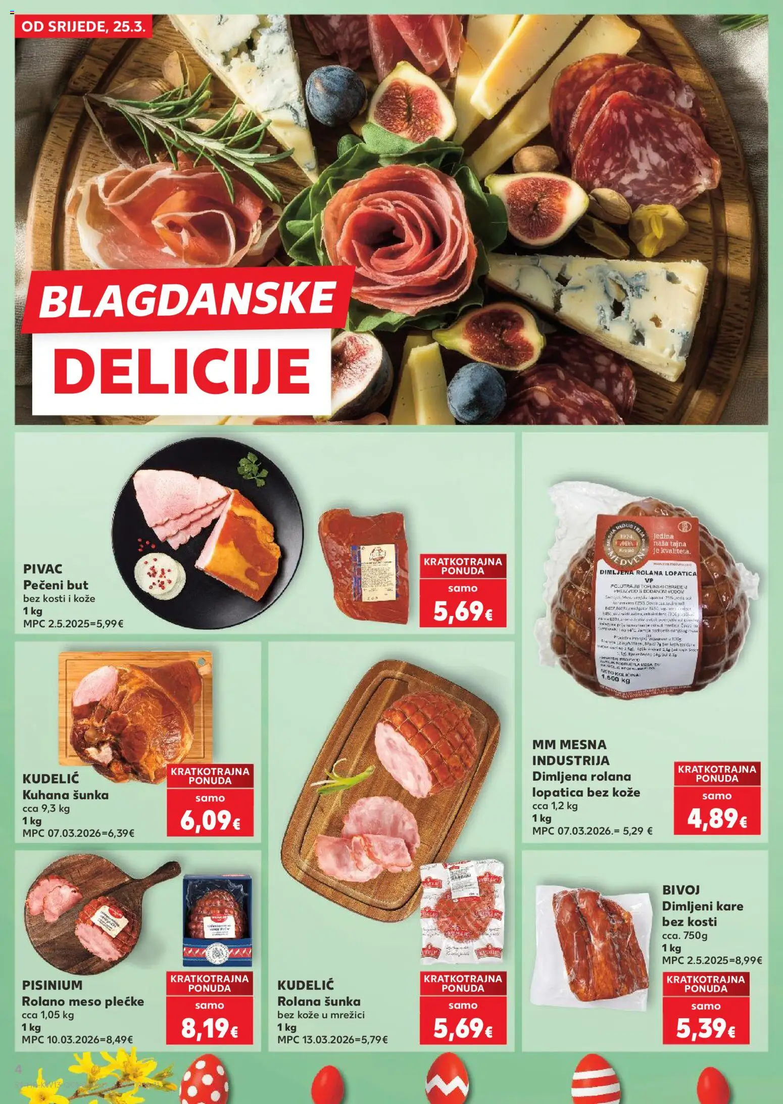 Kaufland HR akciós ujság - amely érvényes a következő dátumtól: 25.03.2026 | Oldal: 4