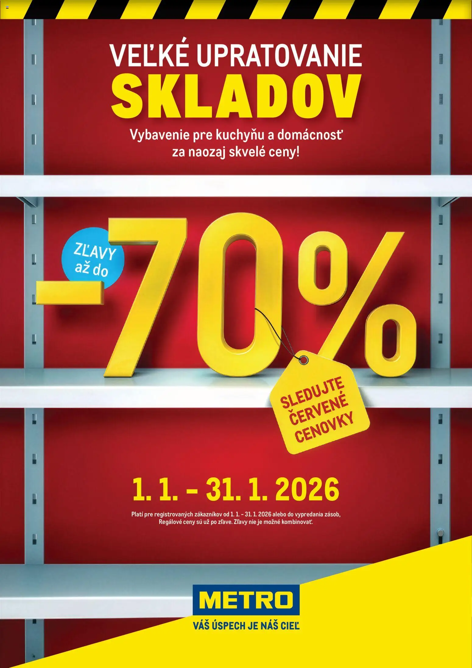 Nové Metro akcie – leták je platný od 01.01.2026 | Strana: 1