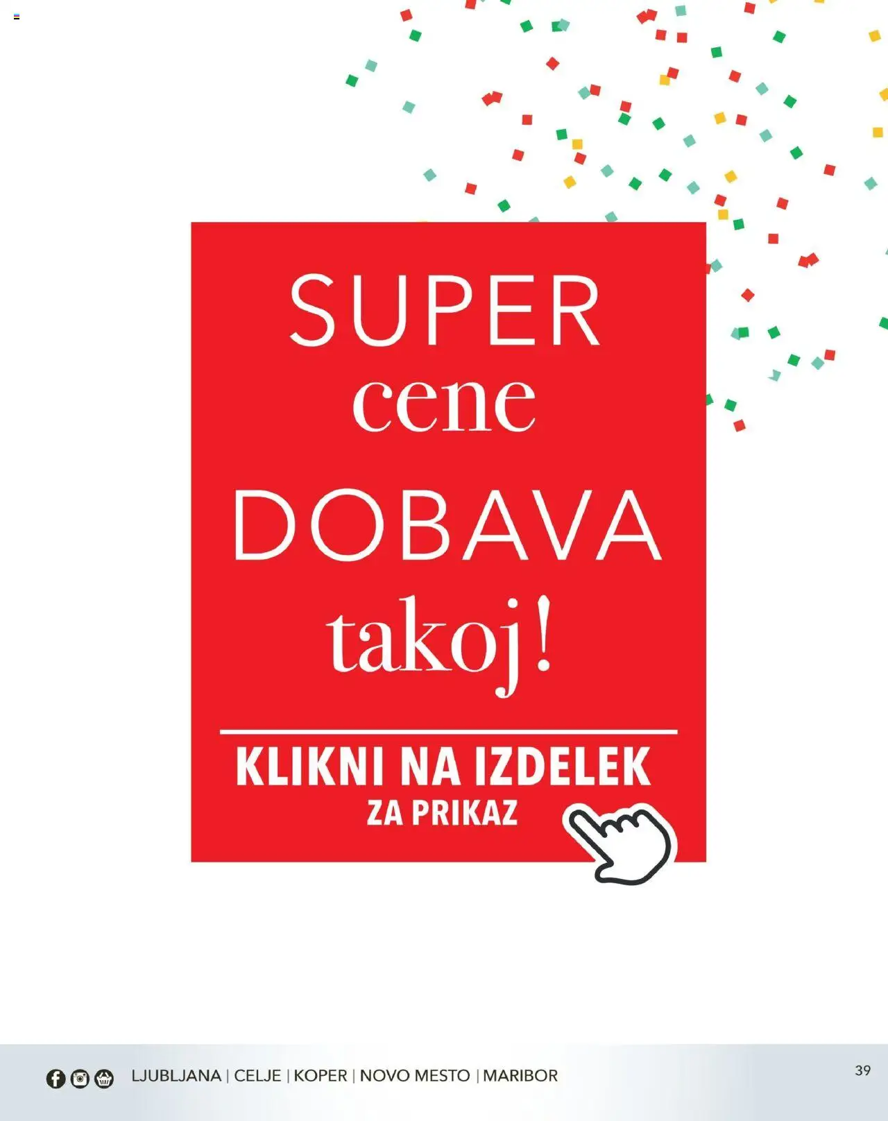 Harvey Norman - Katalog - Udobna praznična ponudba - Počivalniki & masažni stoli │ velja od 22.12.2022 | Stran: 39