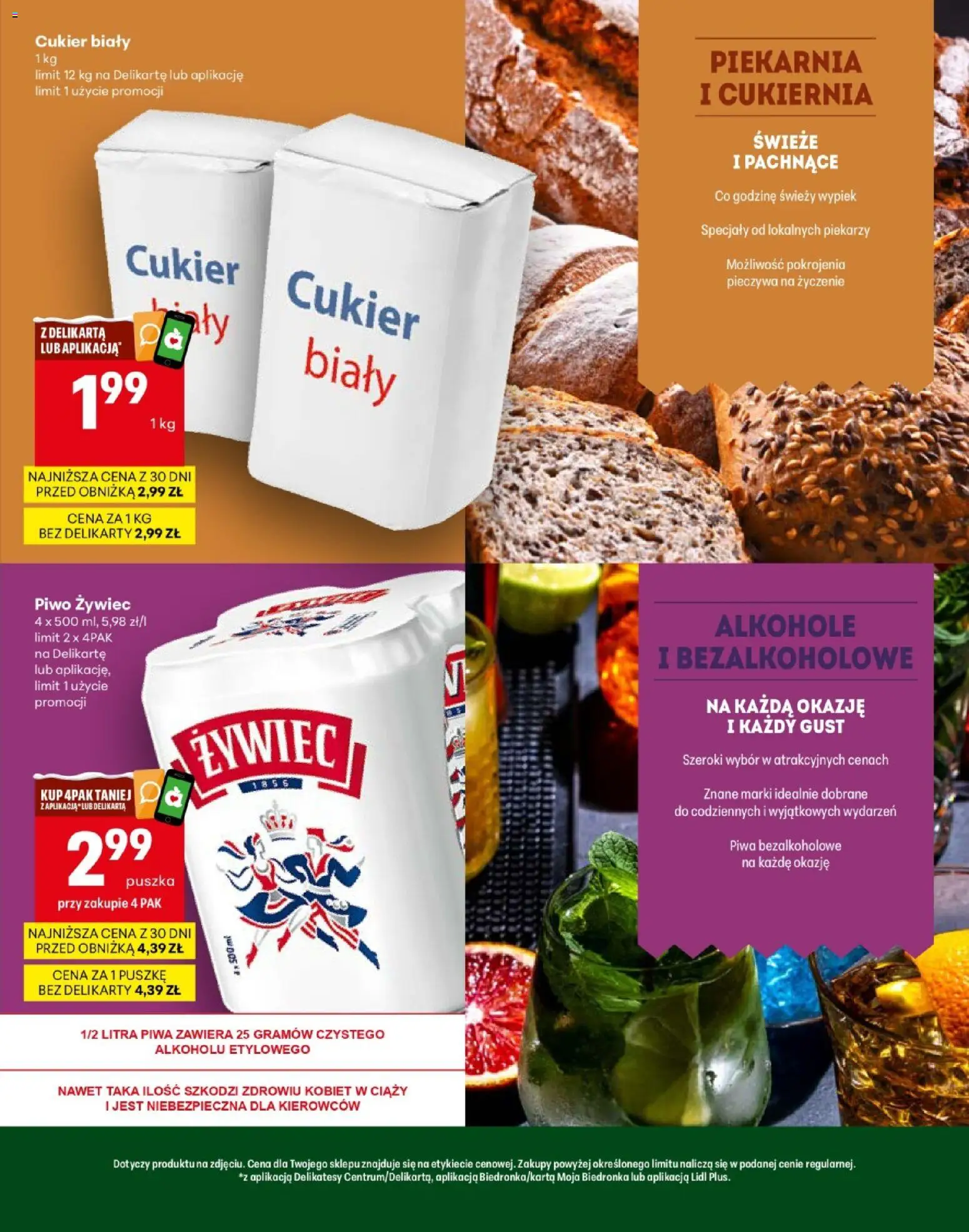 Delikatesy Centrum Gazetka - Skała Otwarcie od 22.01.2026 | Strona: 3 | Produkty: Piekarnia, Delikatesy, Piwo, Cukier