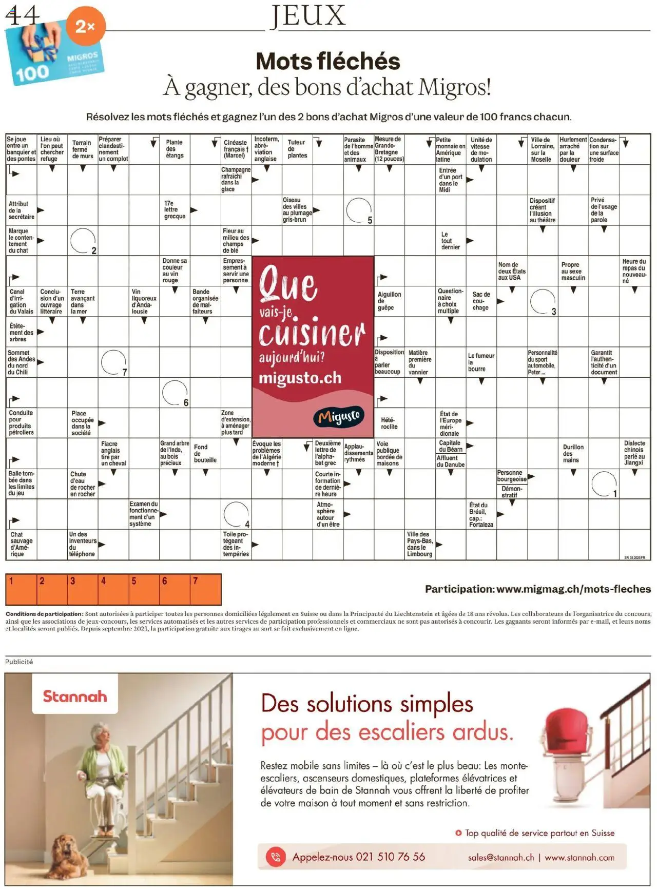 Migros - Magazin FR ab 25.08.2025 | Seite: 44 | Produkte: Glace, Rouge, Chili, Top